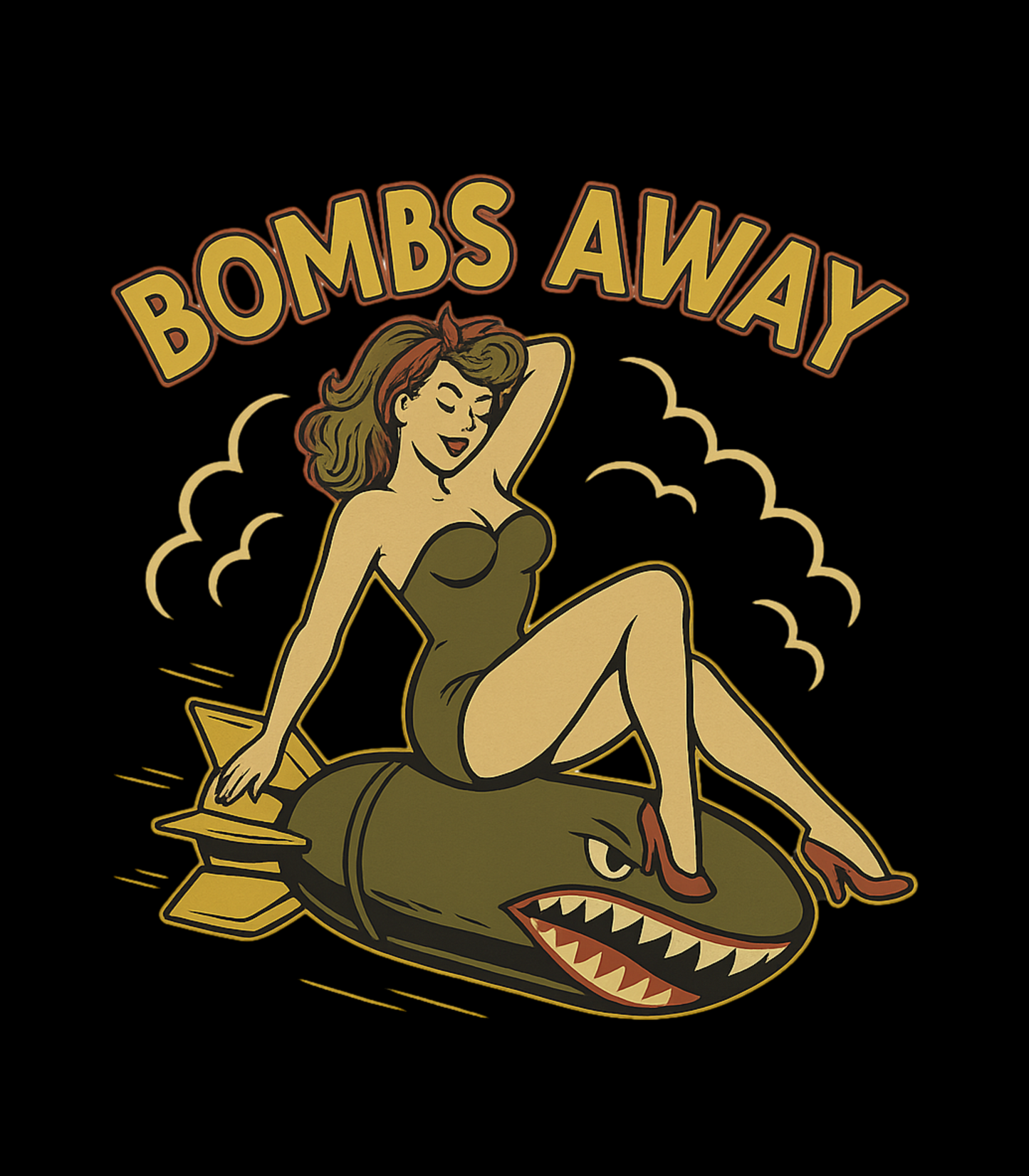Jason Vest – Bombs Away Pinup Style T-Shirt