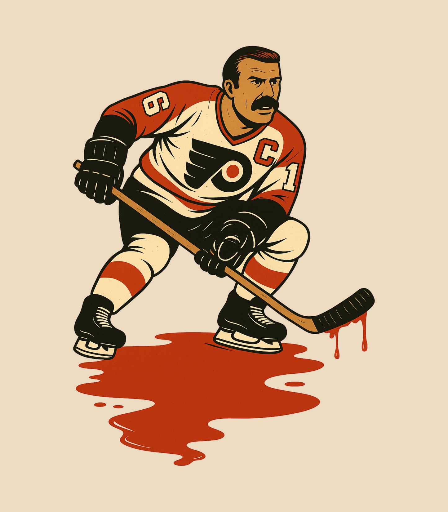 Ryan Shaner Phillidelphia Flyers Hockey Goon Inspired T-Shirt
