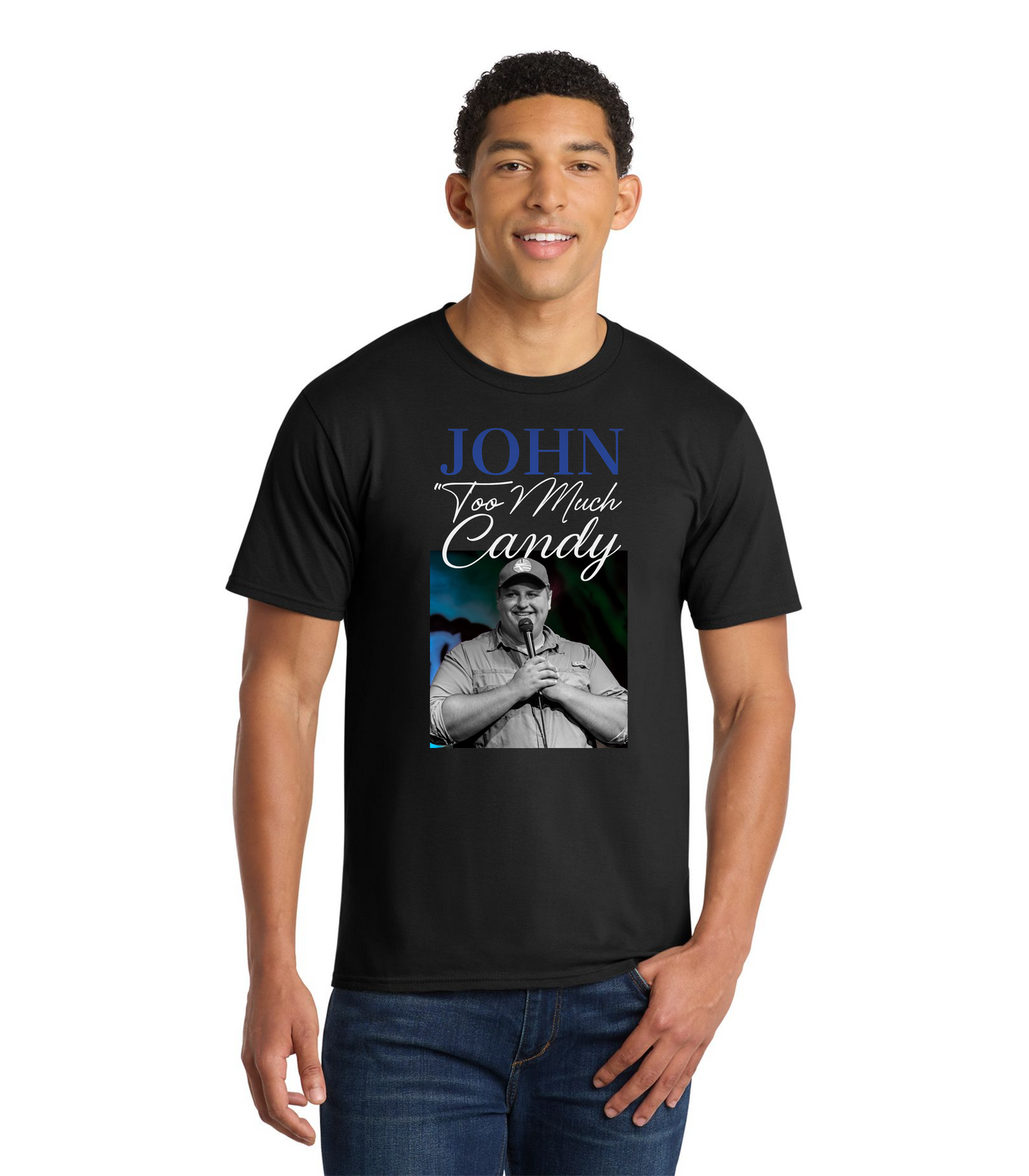 "John "Too Much" Candy" Austin Young Roast Inspired T-Shirt