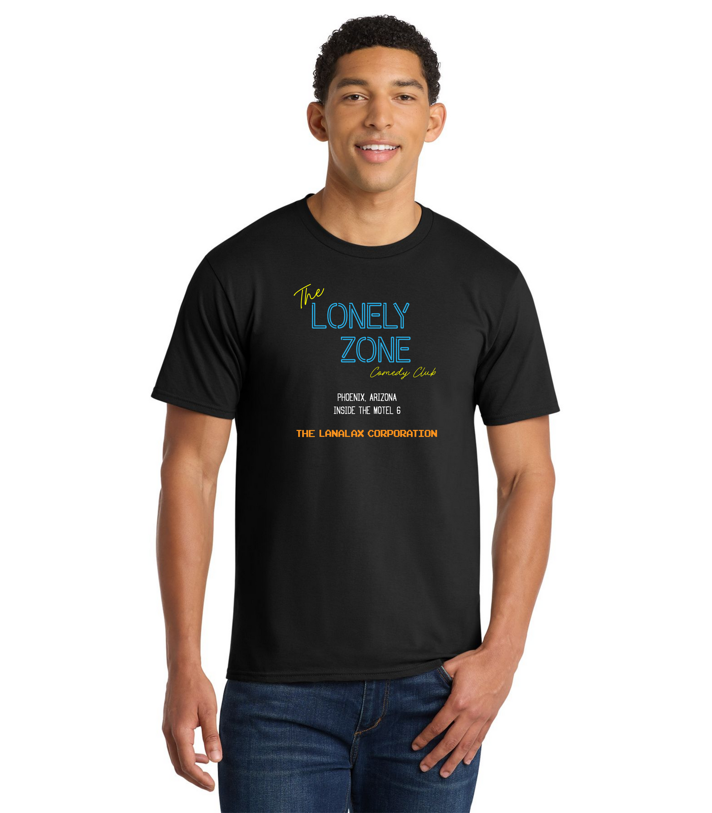"The Lonely Zone Comedy Club" The Lanalax Corporation Inspired T-Shirt