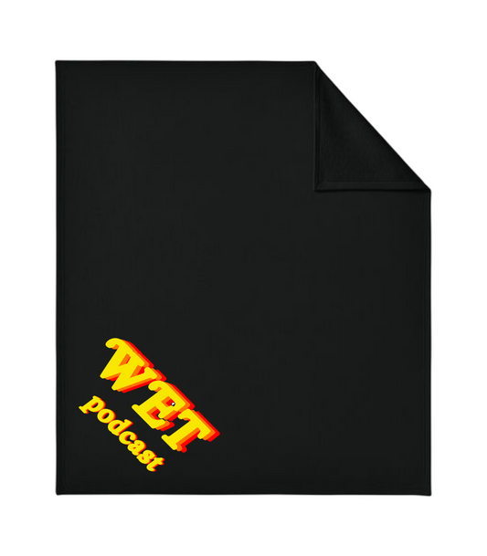 WET Podcast Logo Throw Blanket