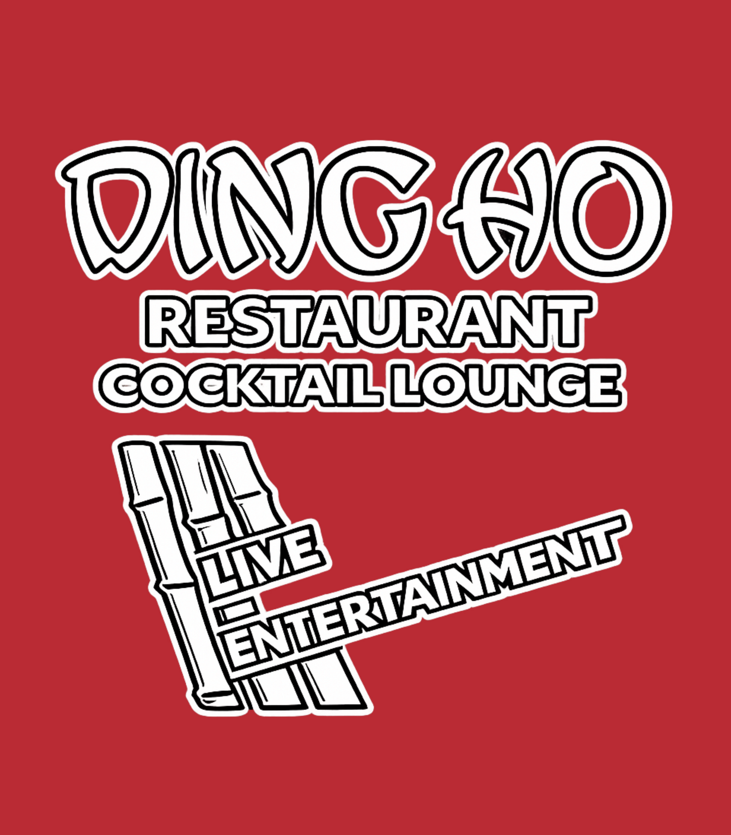 Ding-Ho Restaurant and Cocktail Lounge Historical Comedy Club Inspired T-Shirt