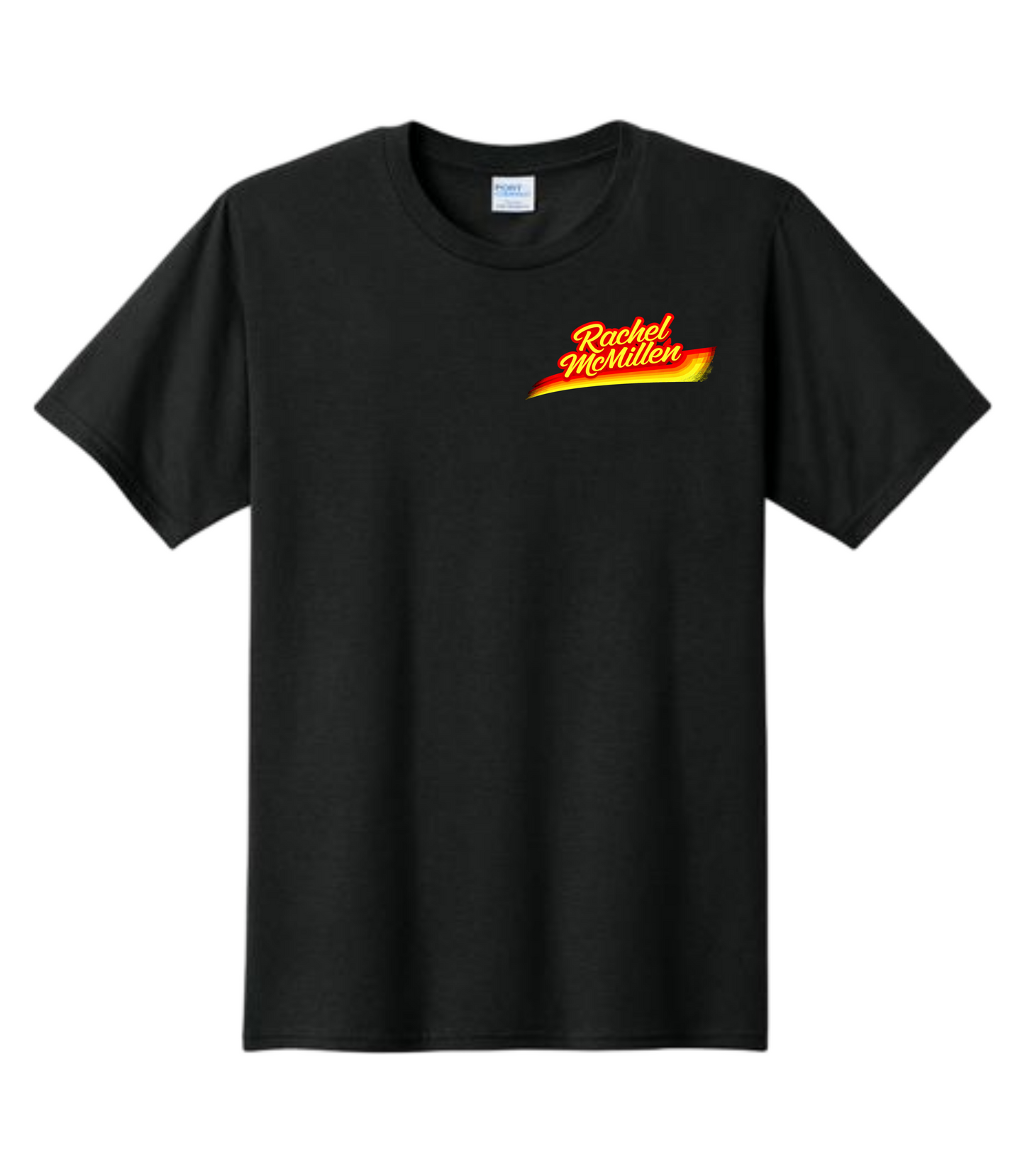 Rachel McMillen Comedy Official Left Chest Logo T-Shirt