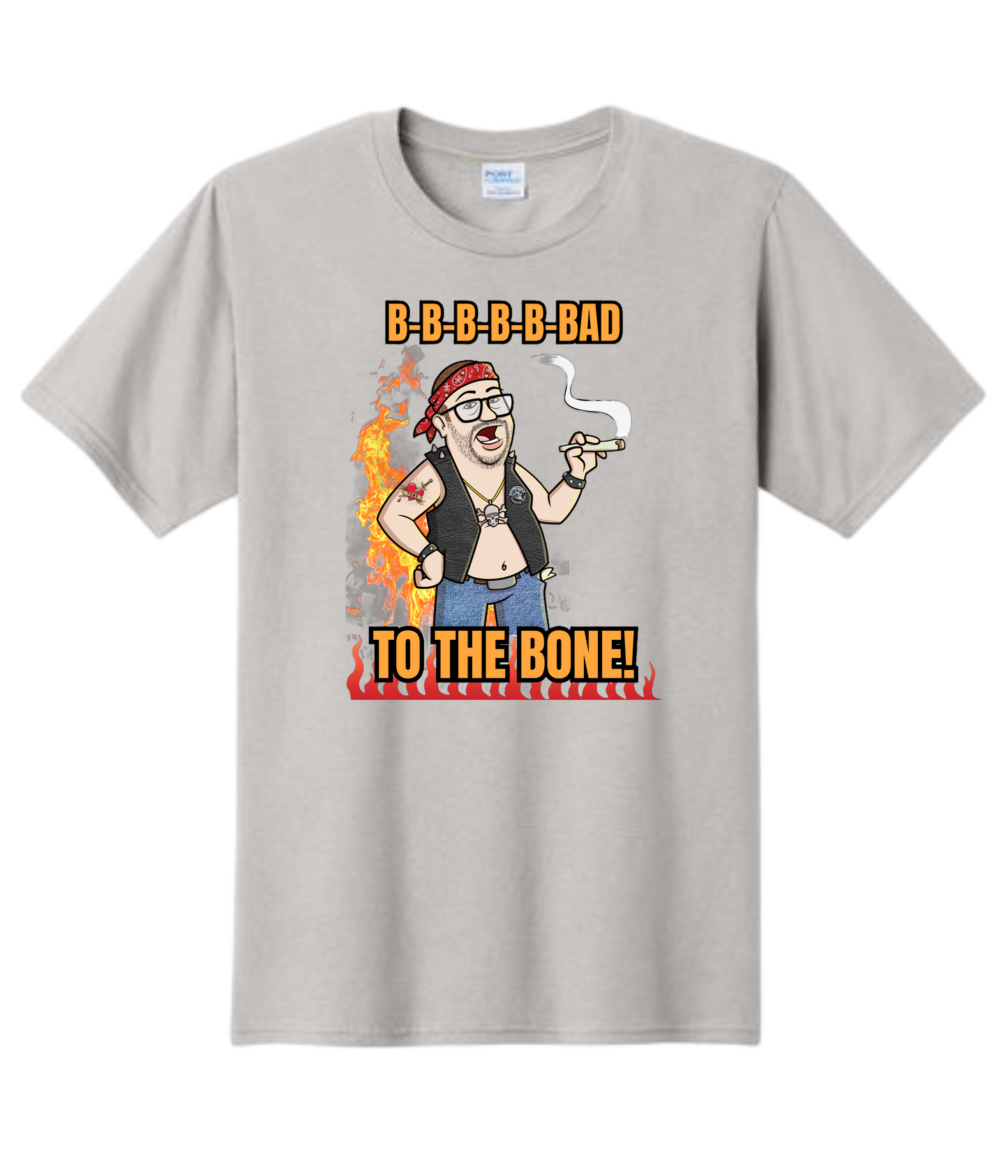 "B-B-B-B-B-Bad To The Bone" Jared Nathan T-Shirt