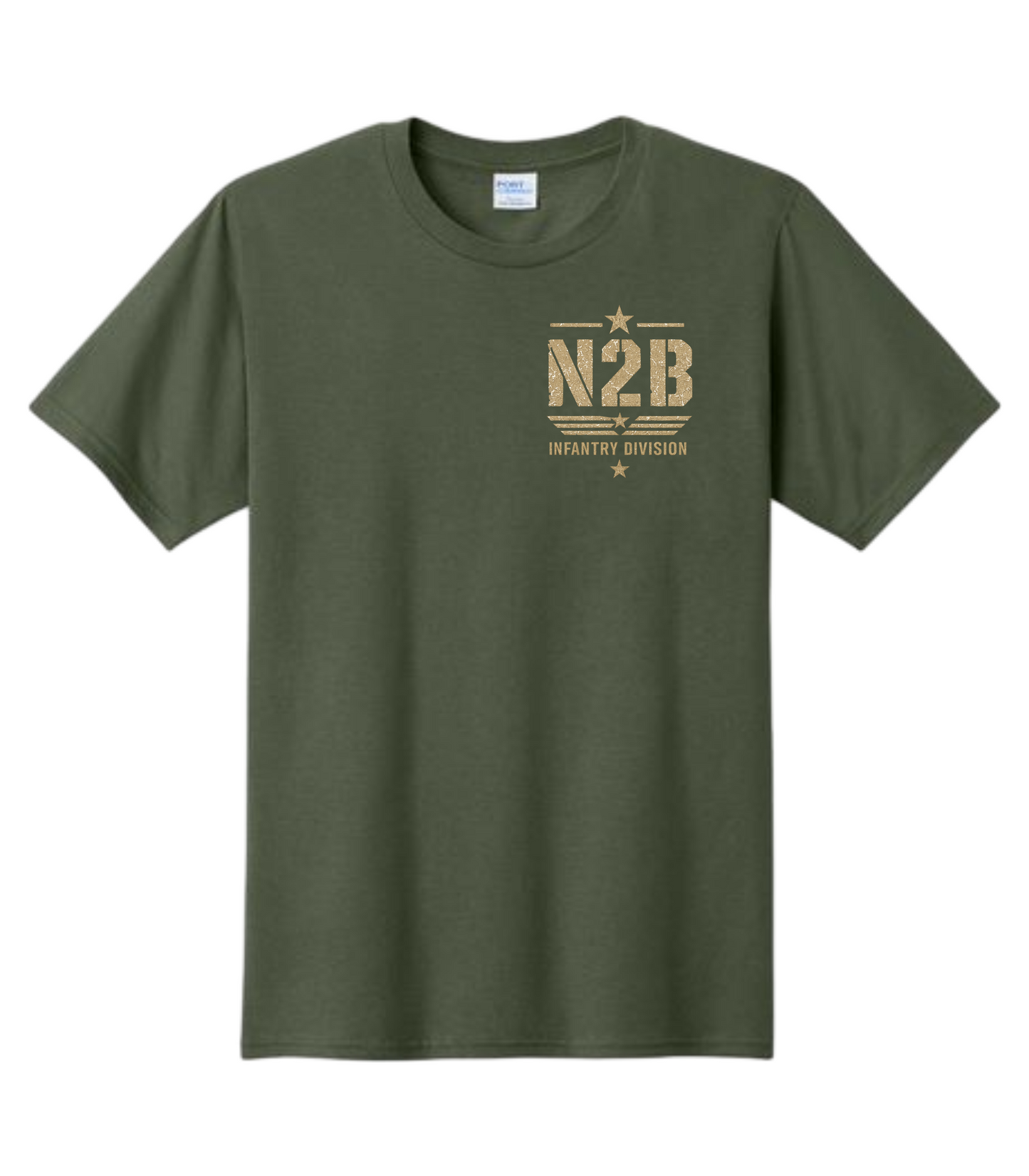 Nutt To Butt N2B Infantry Division Keep Moving Michael Morgan T-Shirt
