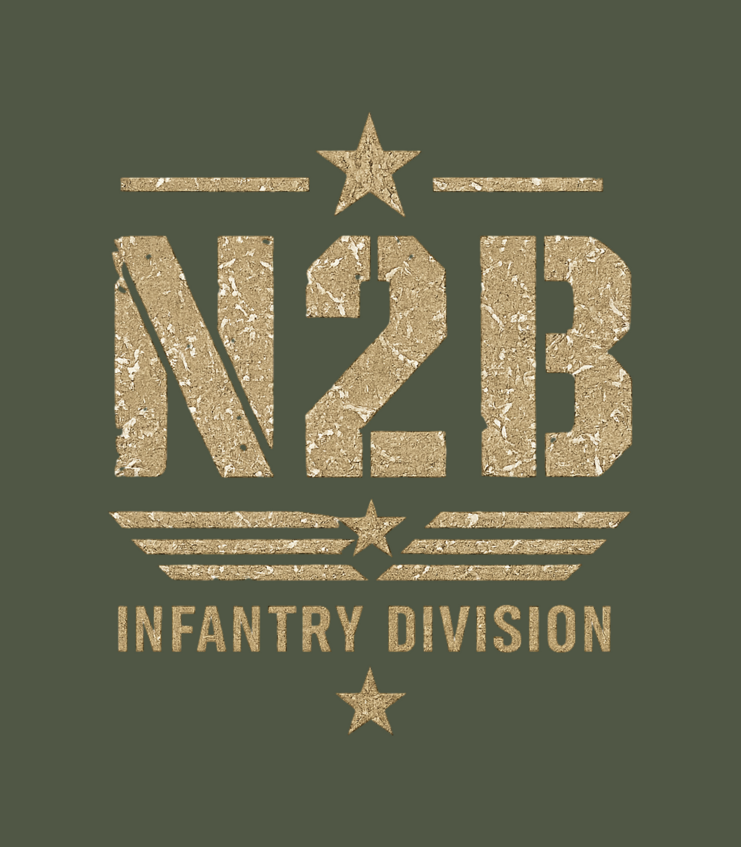 Nutt To Butt N2B Infantry Division Keep Moving Michael Morgan T-Shirt