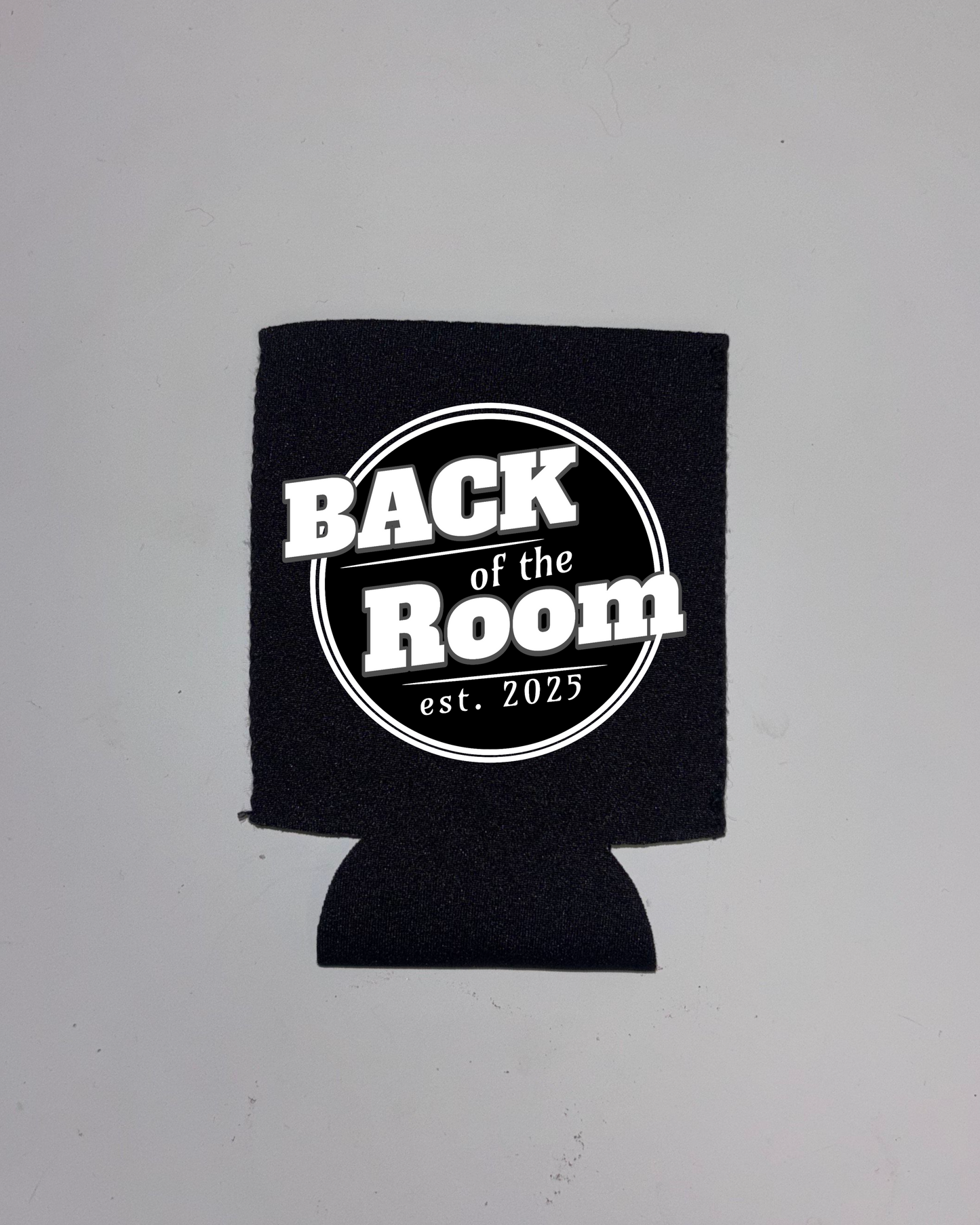 Back Of The Room Tees Official Logo Can Hugger Drink Sleeve