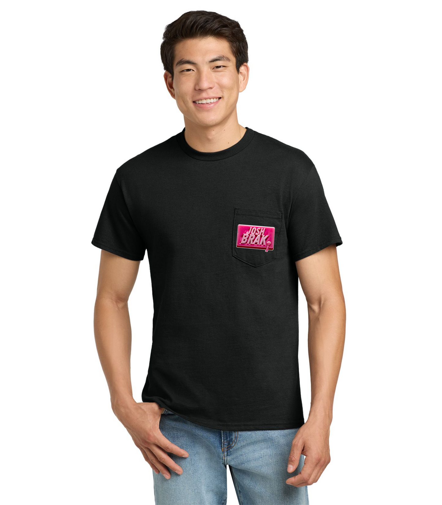 Mic and Soap Josh Brak Logo Pocket T-shirt