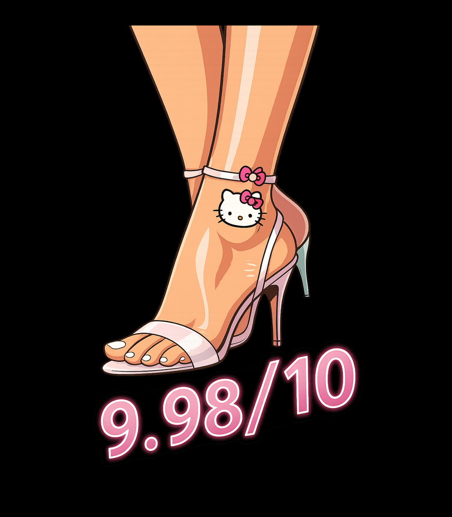 "Hello Heels: 9.98 Perfection" Jason Vest Inspired T-Shirt