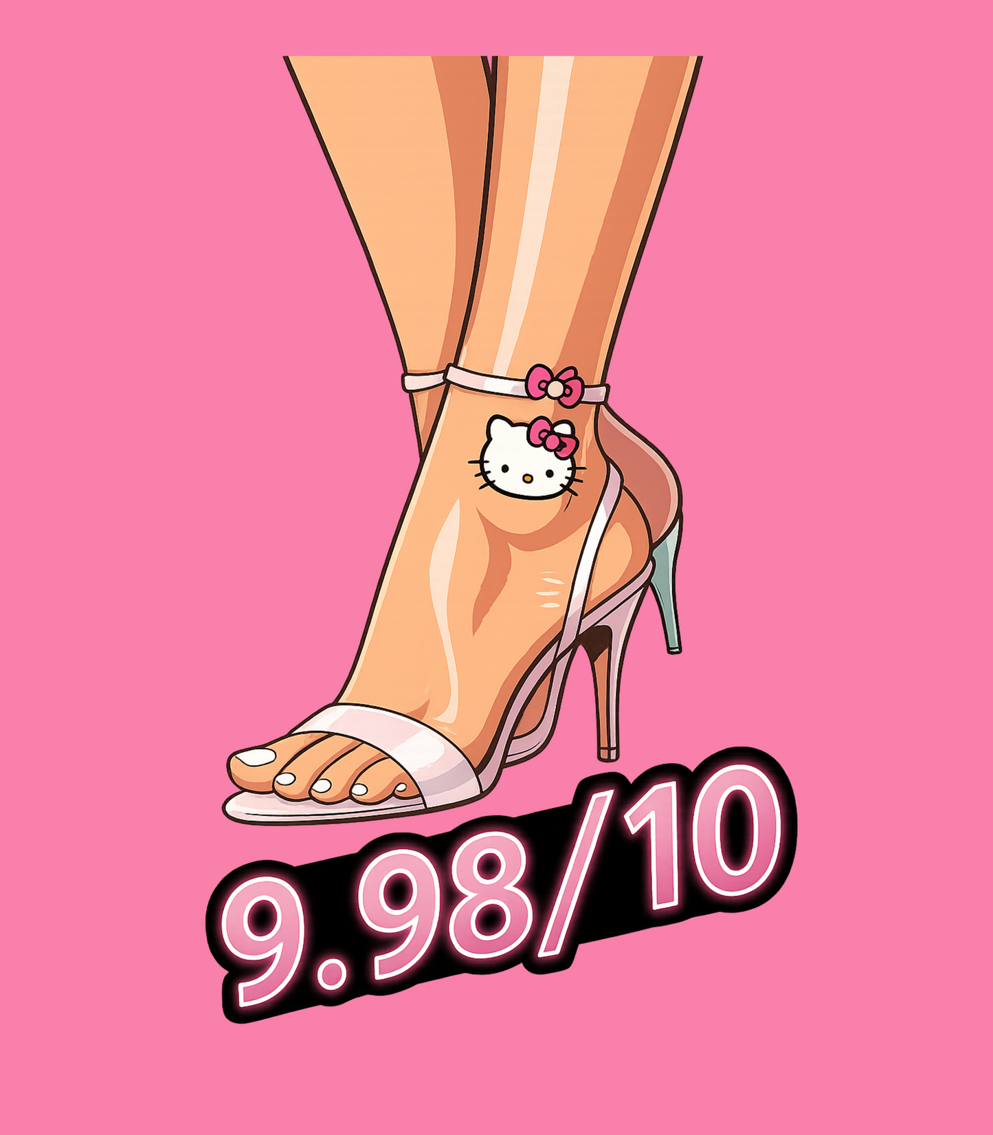 "Hello Heels: 9.98 Perfection" Jason Vest Inspired T-Shirt