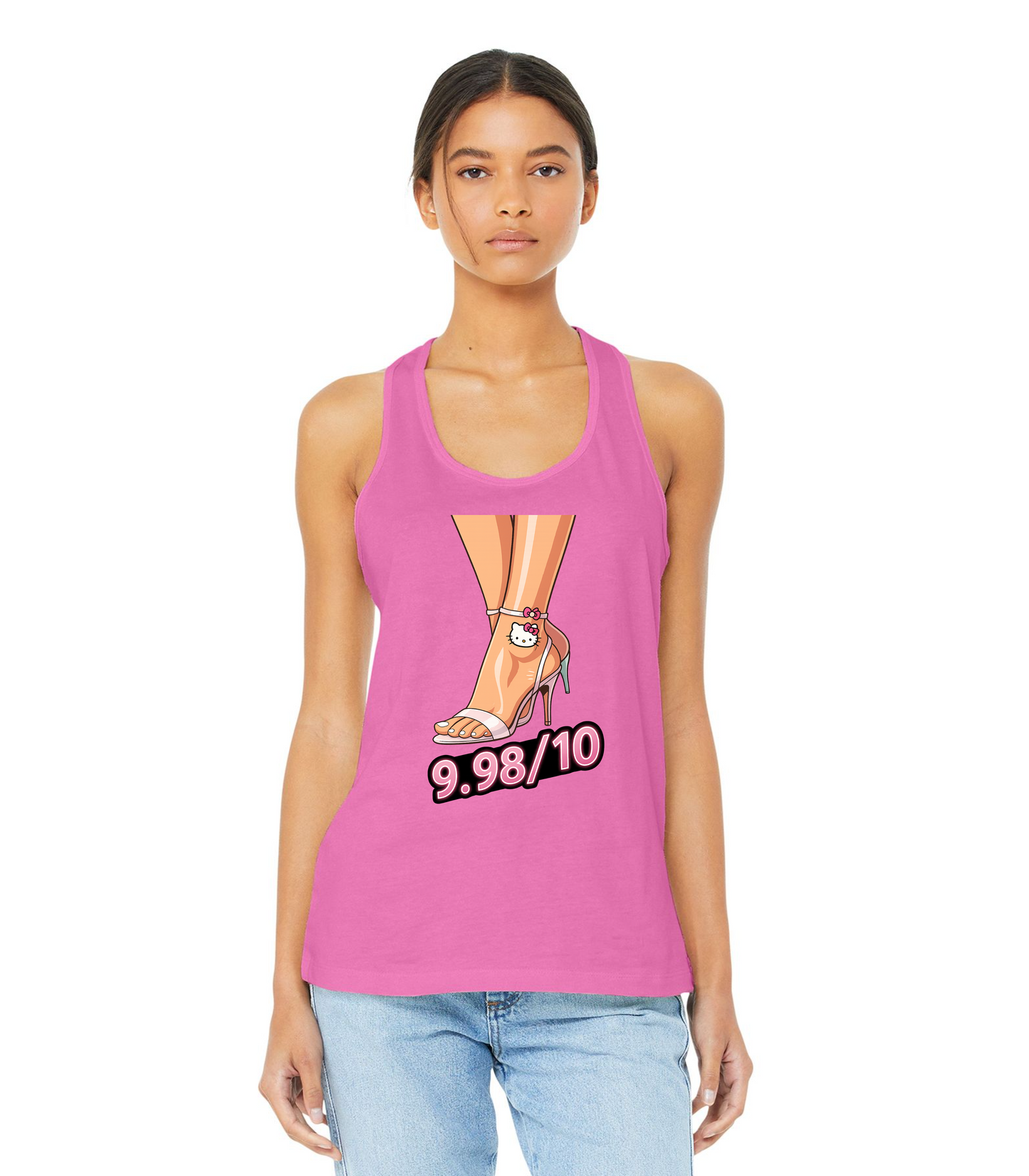 "Hello Heels: 9.98 Perfection" Jason Vest Inspired T-Shirt