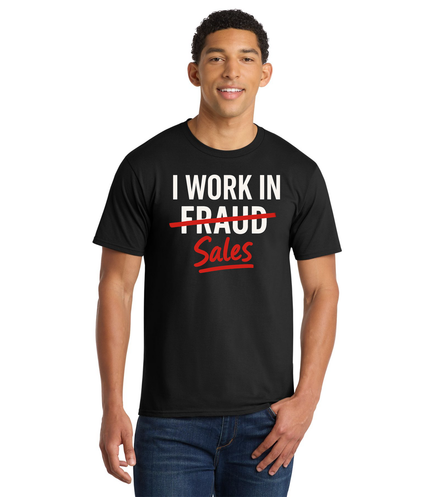 "I Work In Fraud" Charlie Mac Inspired T-Shirt
