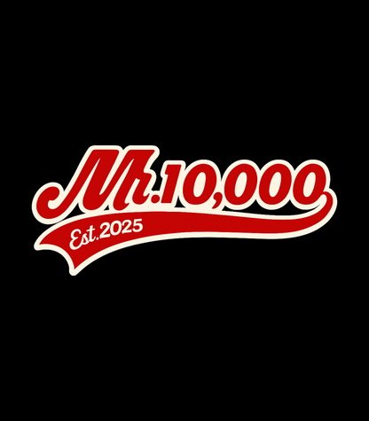 Mr. 10,000 Nick Murphy Social Media Milestone T-Shirt additional product view 3