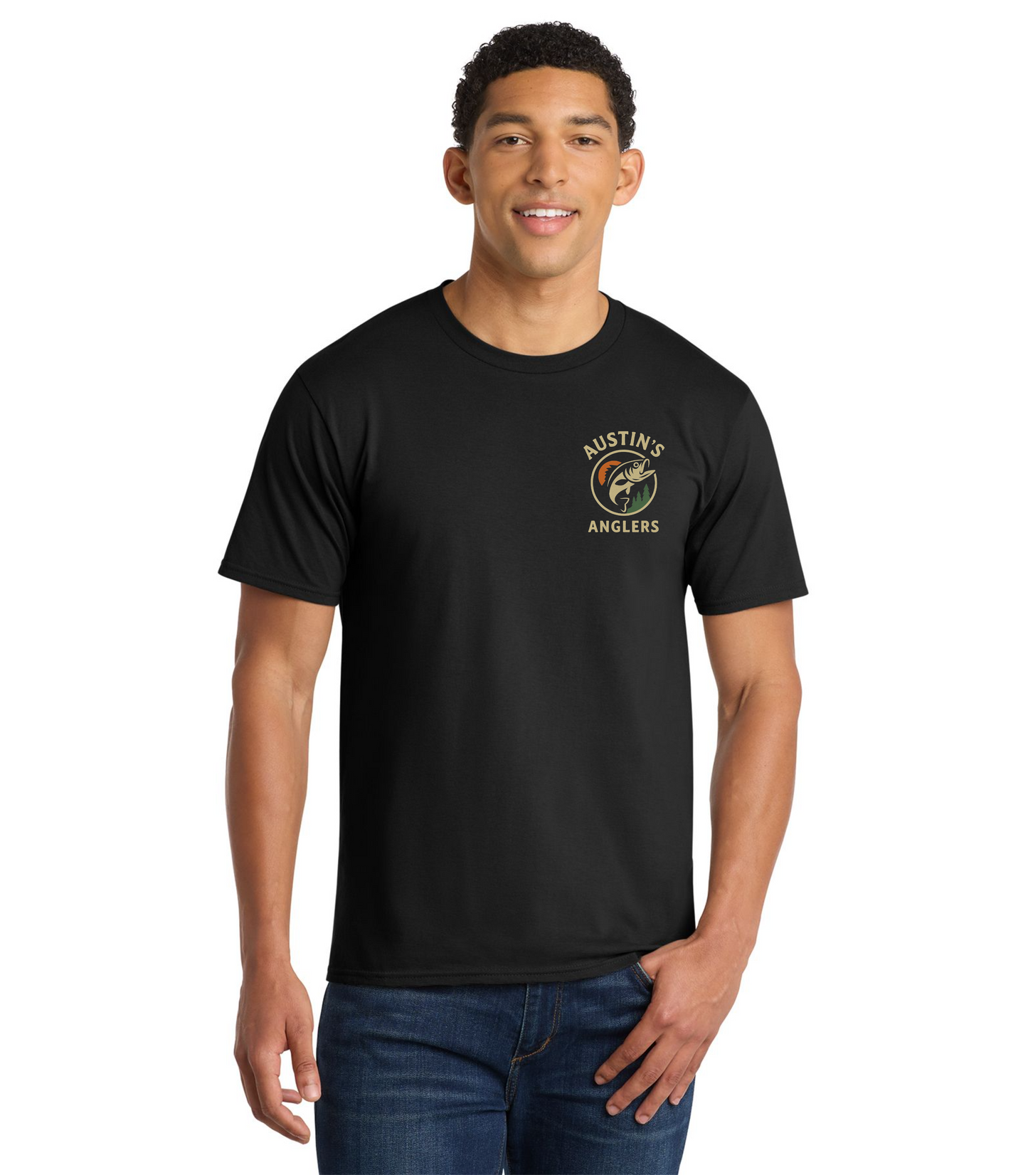 Austin's Anglers "Sunset Hook" Fishing T-Shirt Austin Young Comedy T-Shirt