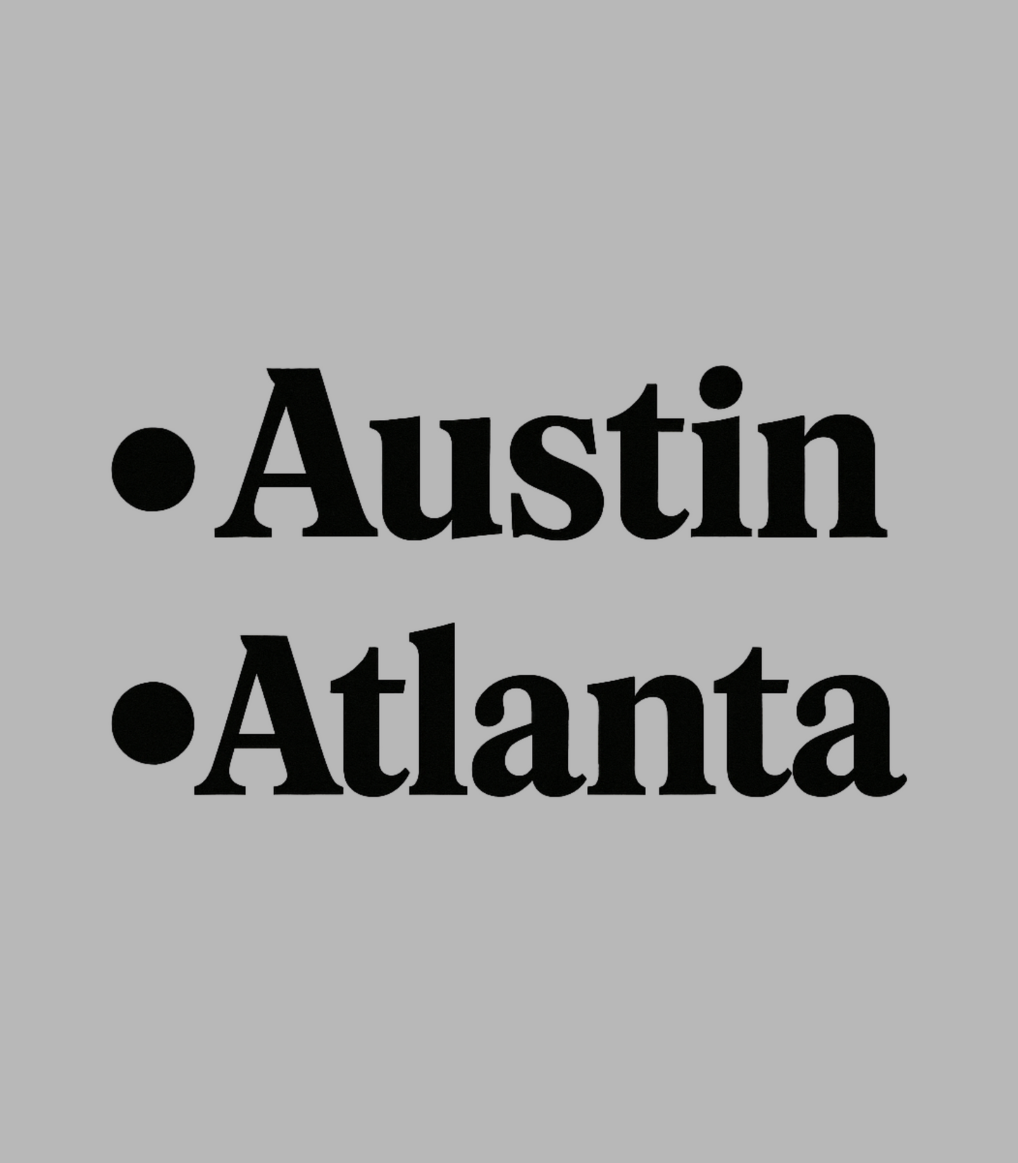 Austin & Atlanta “Black Dots” Dedrick Flynn T-Shirt