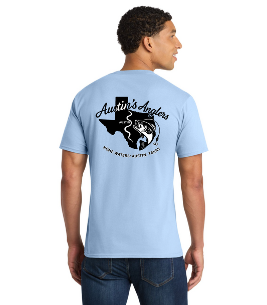 Austin's Anglers "Collegiate Colors" Fishing Austin Young Comedy T-Shirt