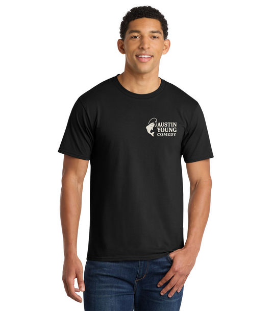 Austin Young Comedy Left Chest Logo T-Shirt