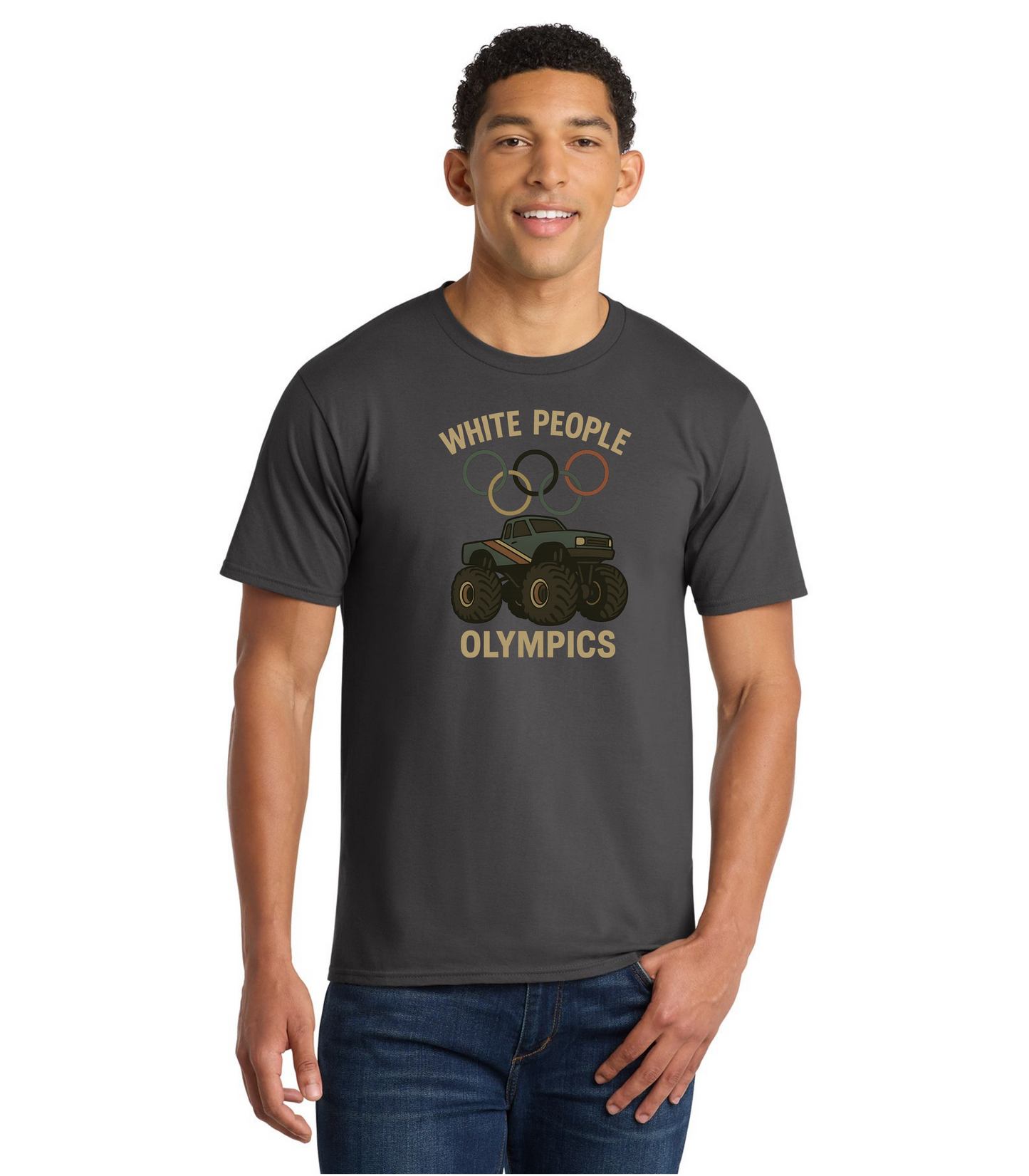 "White People Olympics" Dedrick Flynn Inspired T-Shirt