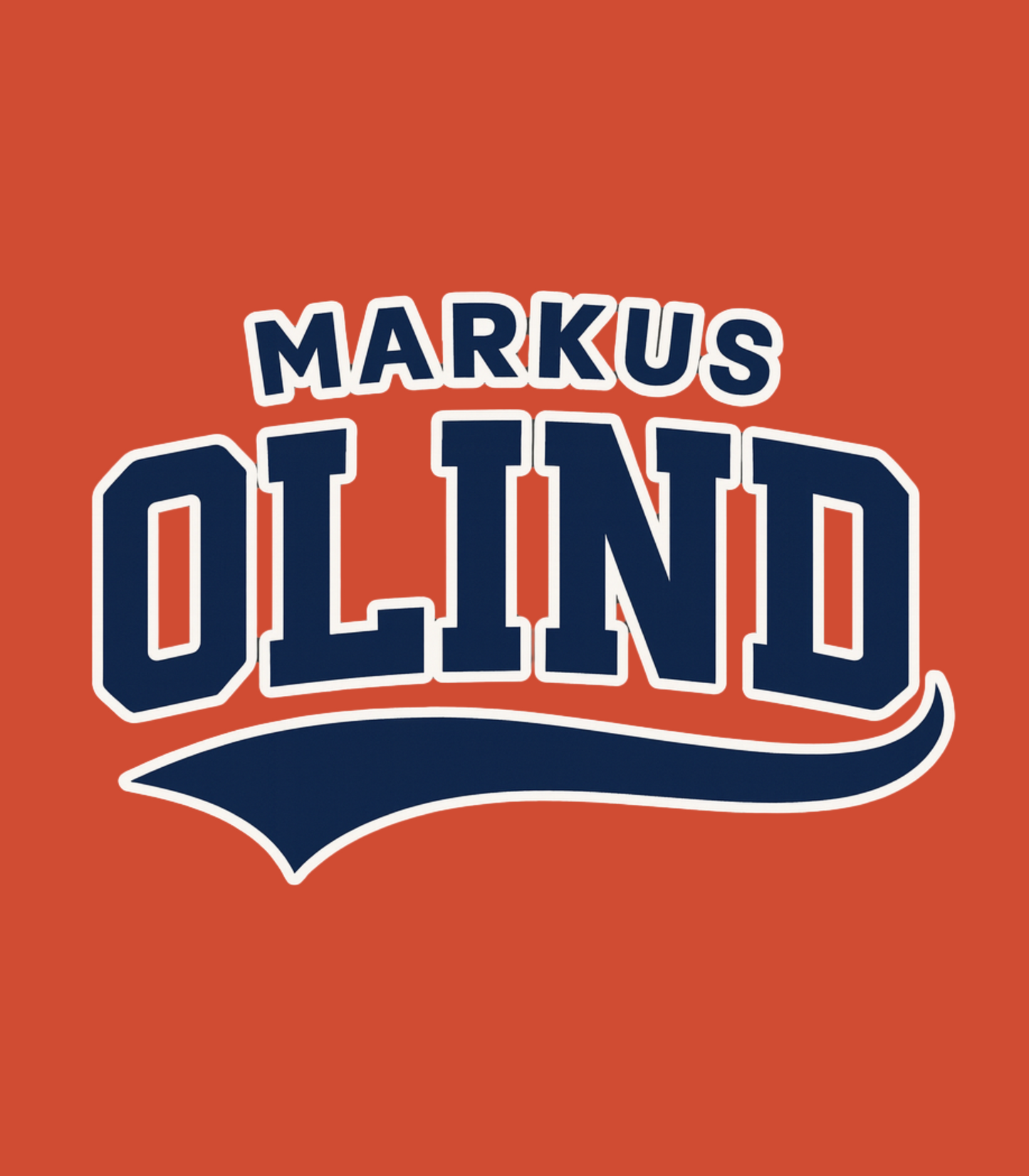 Markus Olind Sports Teams Inspired T-Shirt