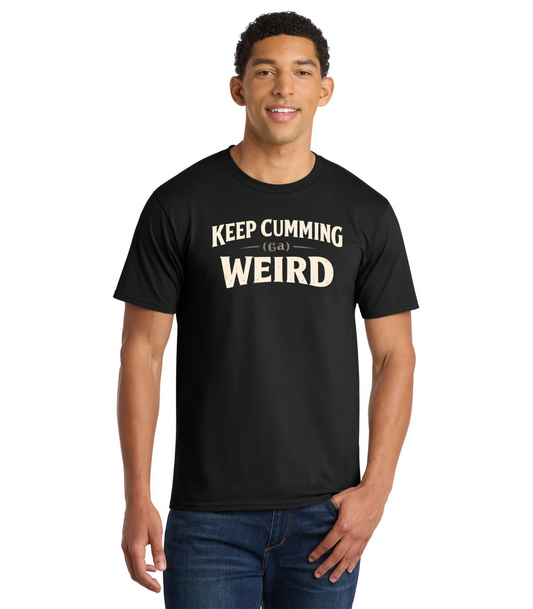 Keep Cumming (GA) Weird Ryan Schrilla Inspired T-Shirt