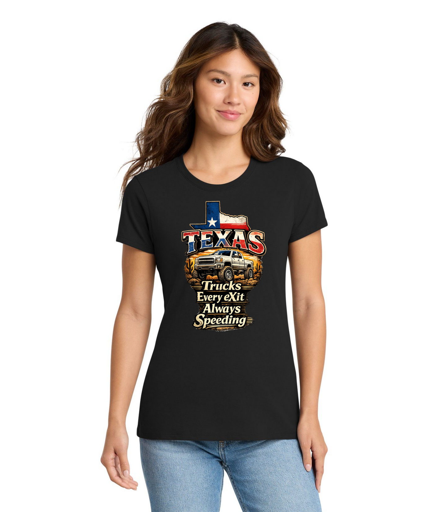 "Trucks Every eXit Always Speeding" WET Podcast T-Shirt
