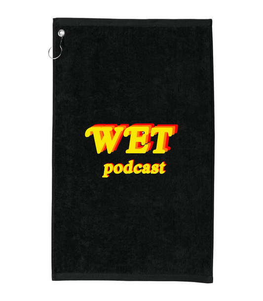 W.E.T Podcast Golf Towel