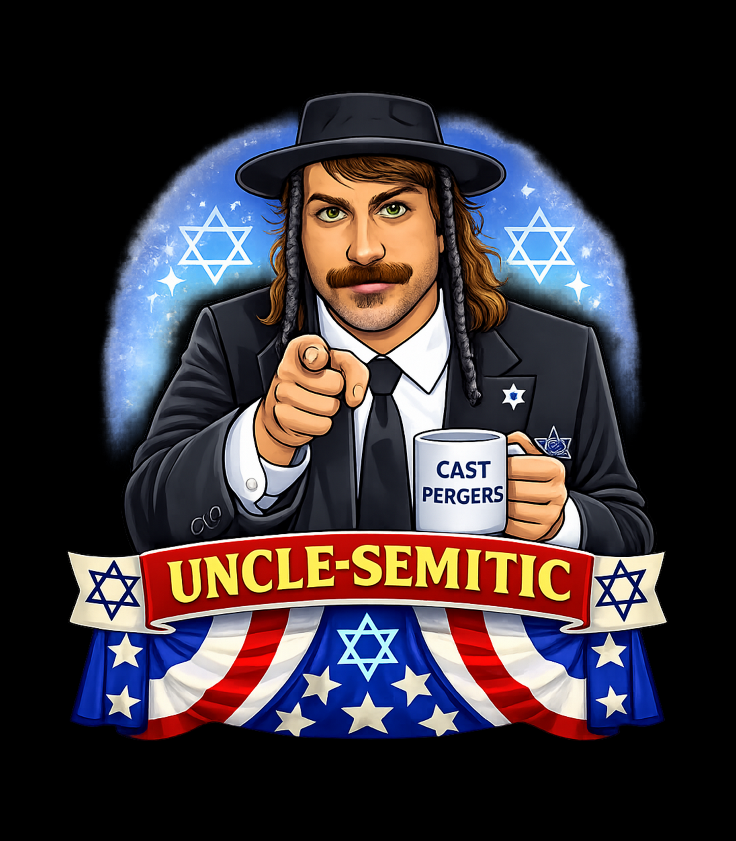 "Uncle-Semitic" Eli Halpern Inspired T-Shirt