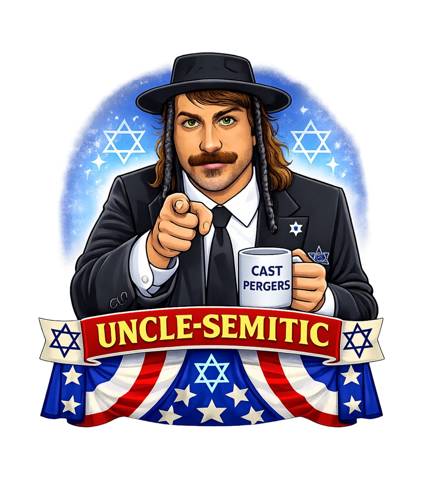 "Uncle-Semitic" Eli Halpern Inspired T-Shirt
