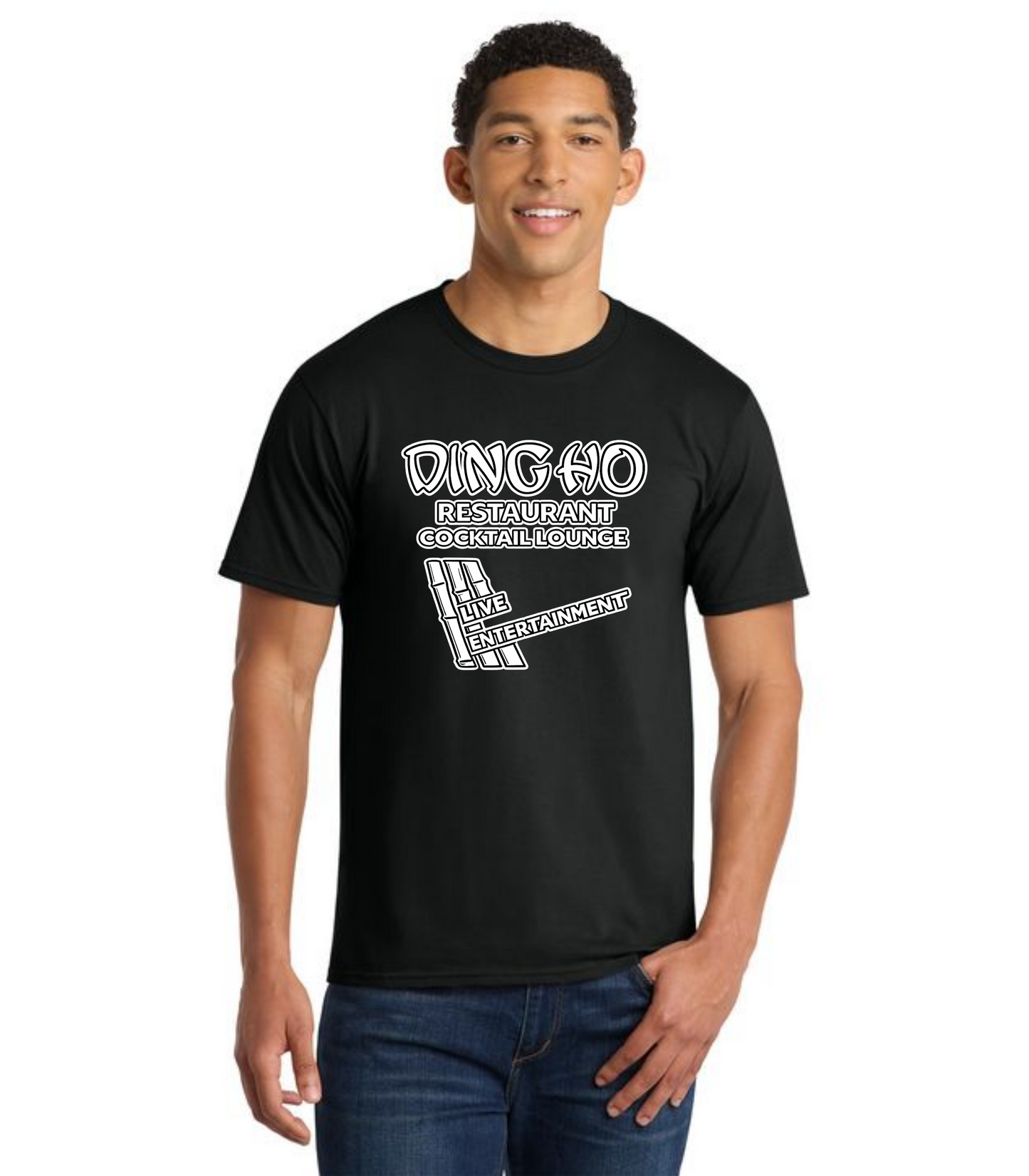 Ding-Ho Restaurant and Cocktail Lounge Historical Comedy Club Inspired T-Shirt