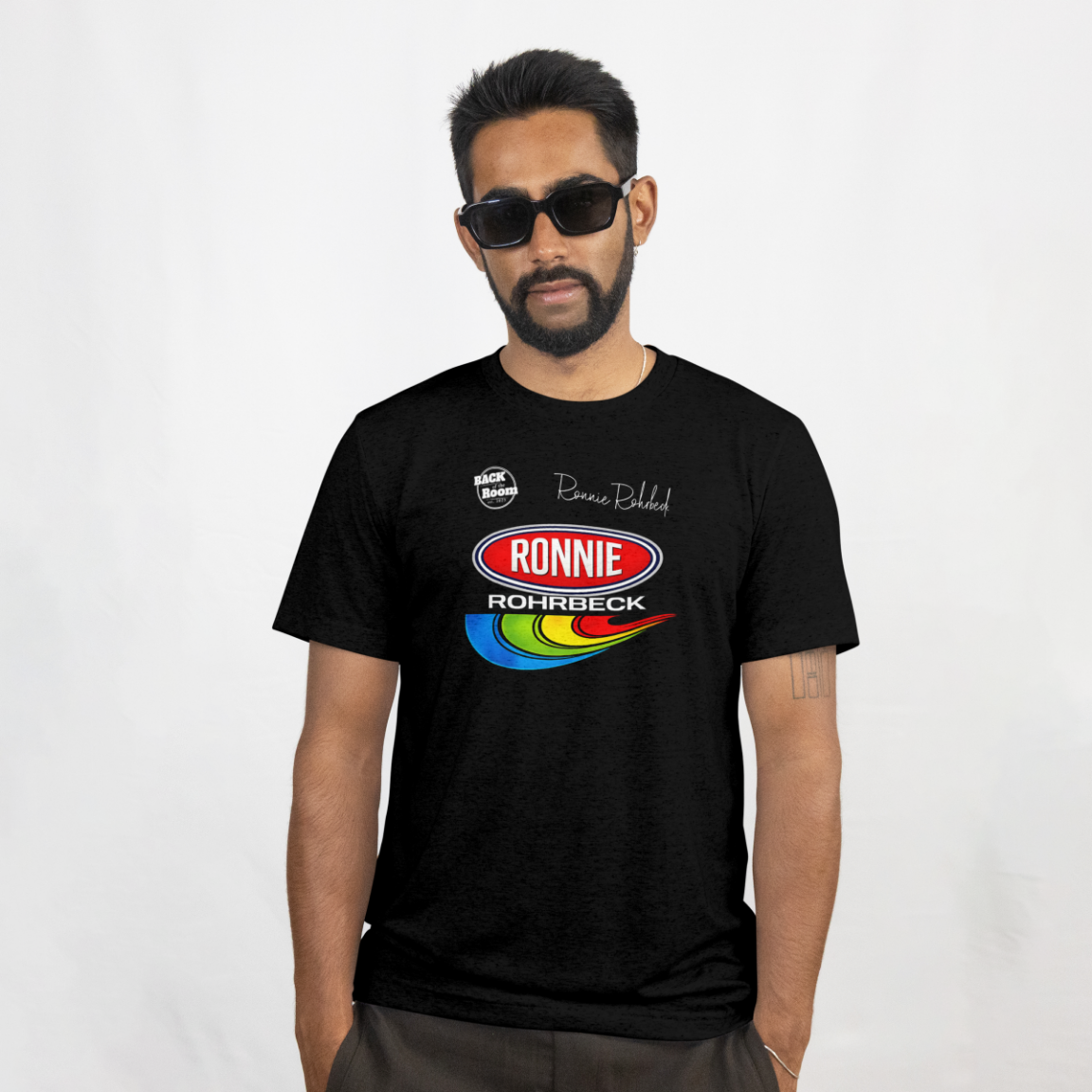 Retro Nascar Inspired Ronnie Rohrbeck T-Shirt
