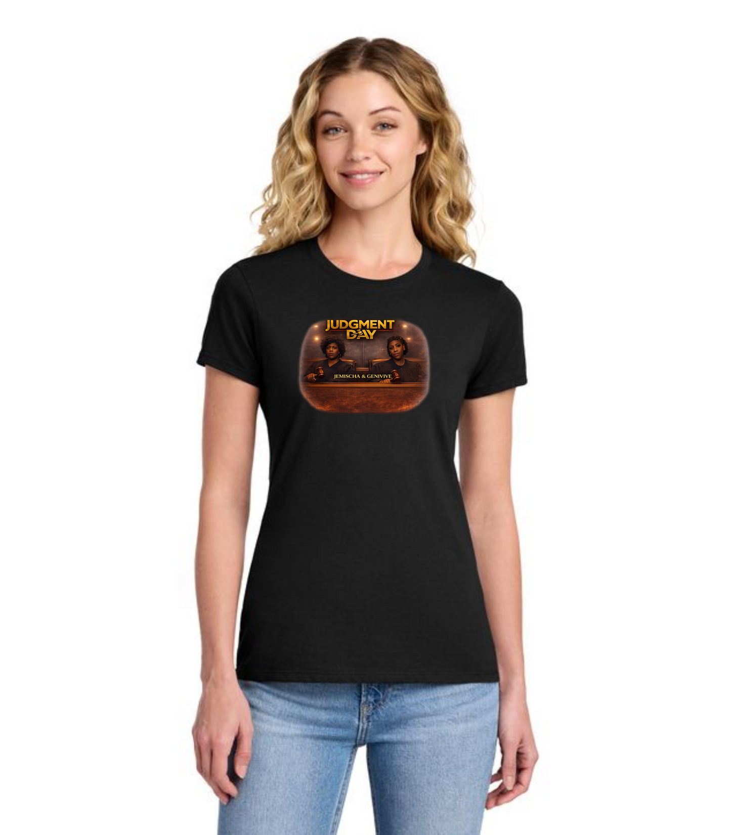 "Judgment Day" Genivive Clinton and Jemischa Albo Show Inspired T-Shirt