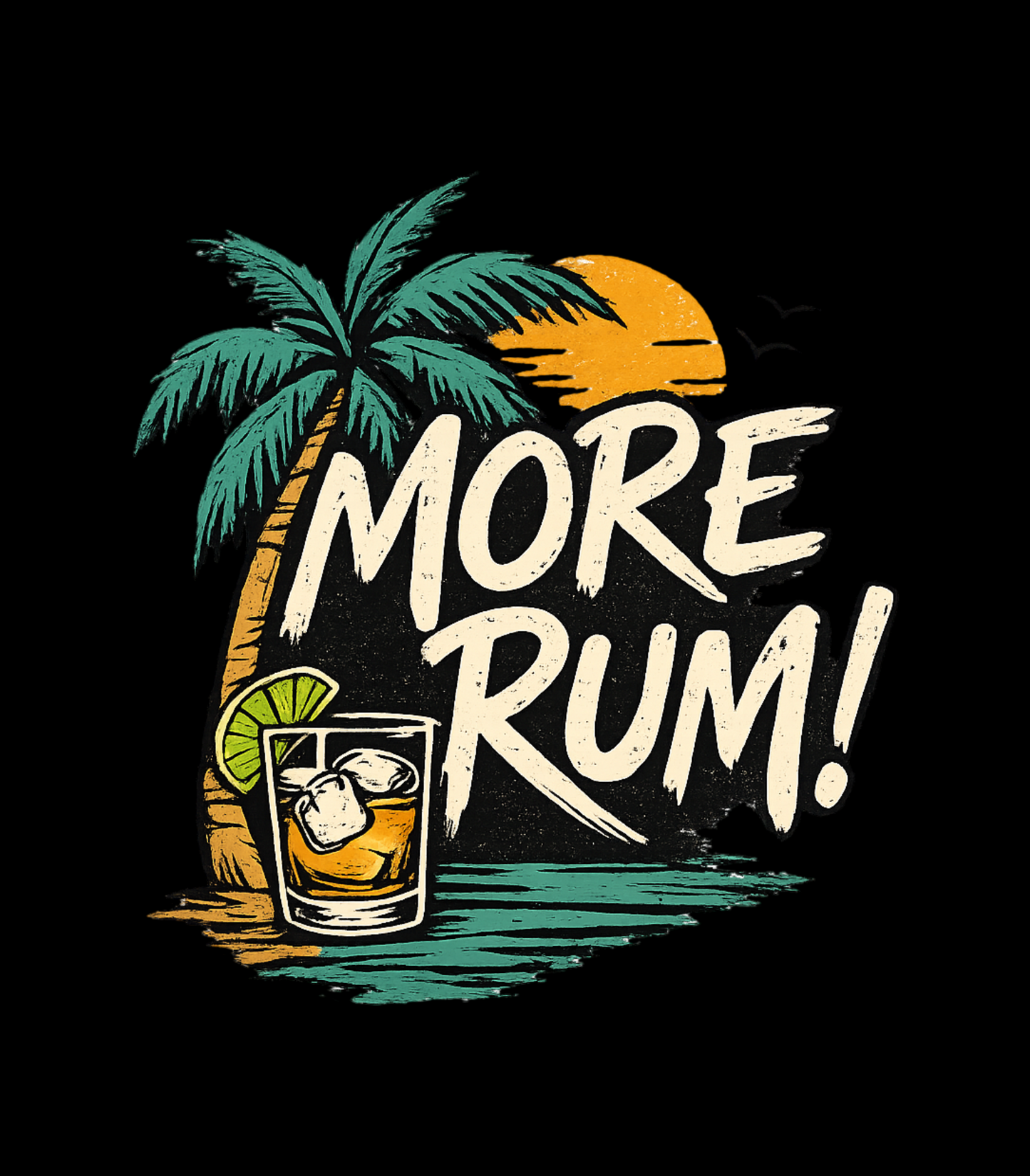 "More Rum!" Dylan Walker Barbados Inspired T-Shirt