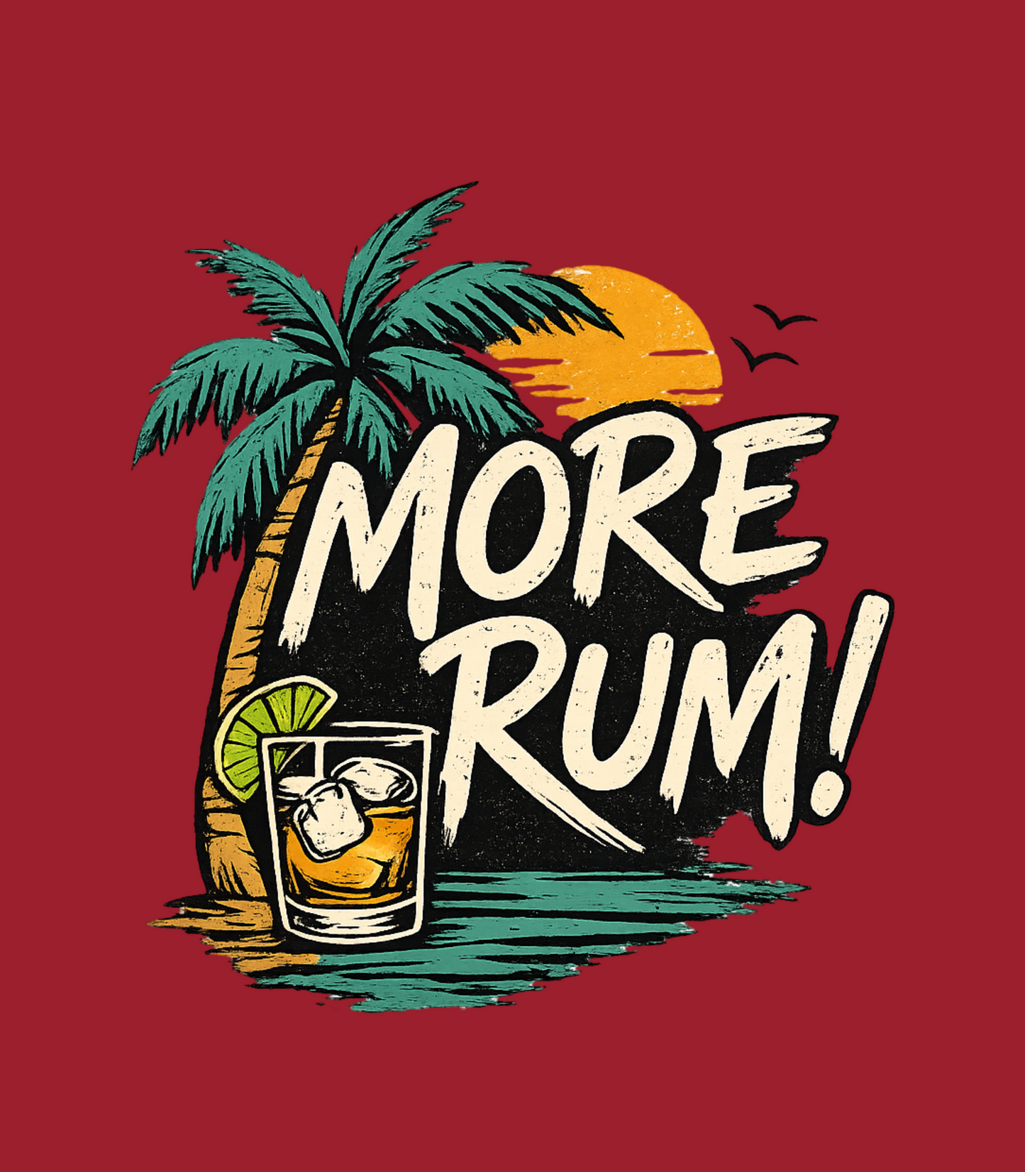 "More Rum!" Dylan Walker Barbados Inspired T-Shirt