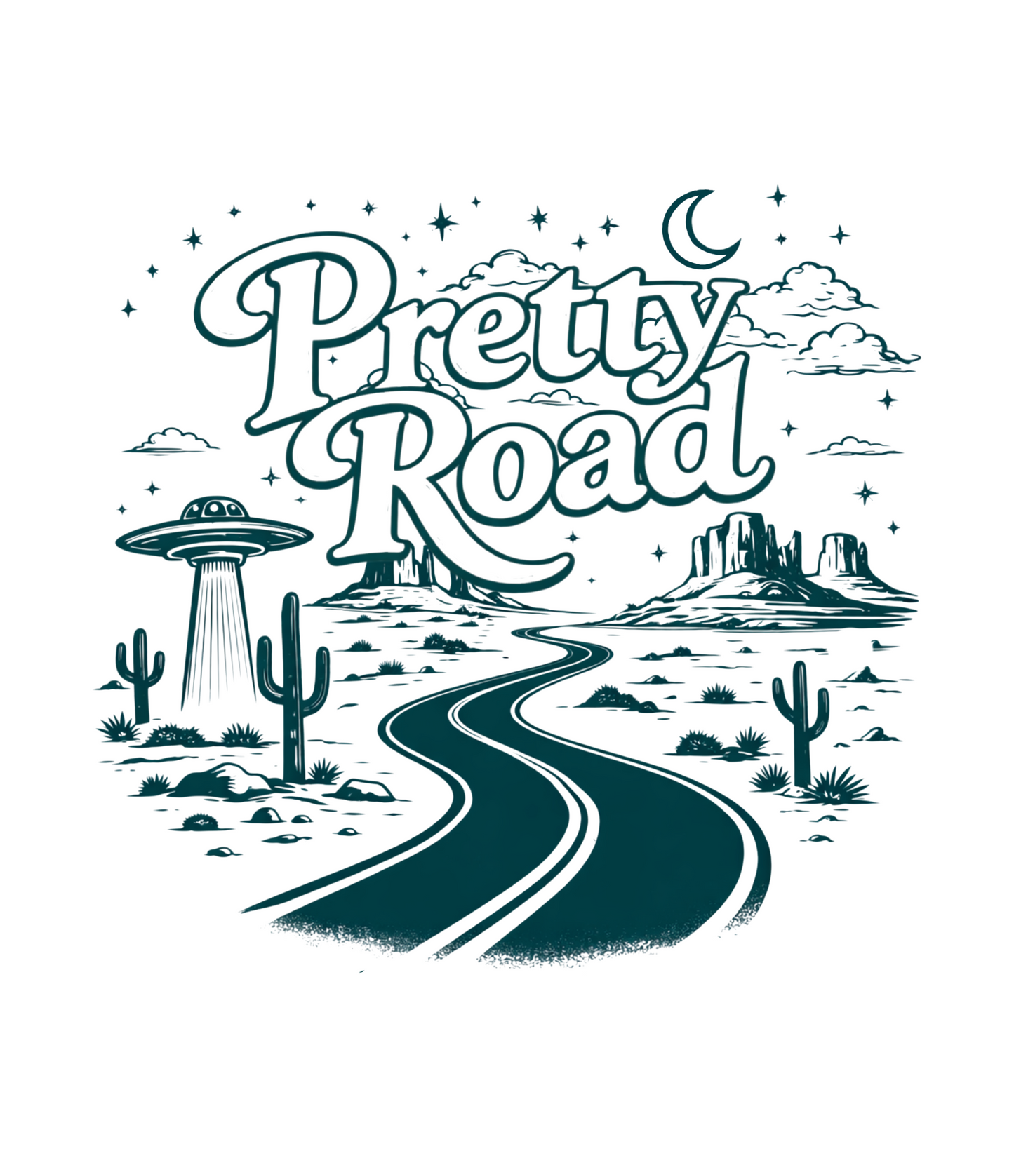 "Pretty Road" Road to Reverie Band T-Shirt