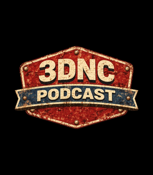 3 Dudes No Cup Podcast 3DNC Official Logo Left Chest T-Shirt