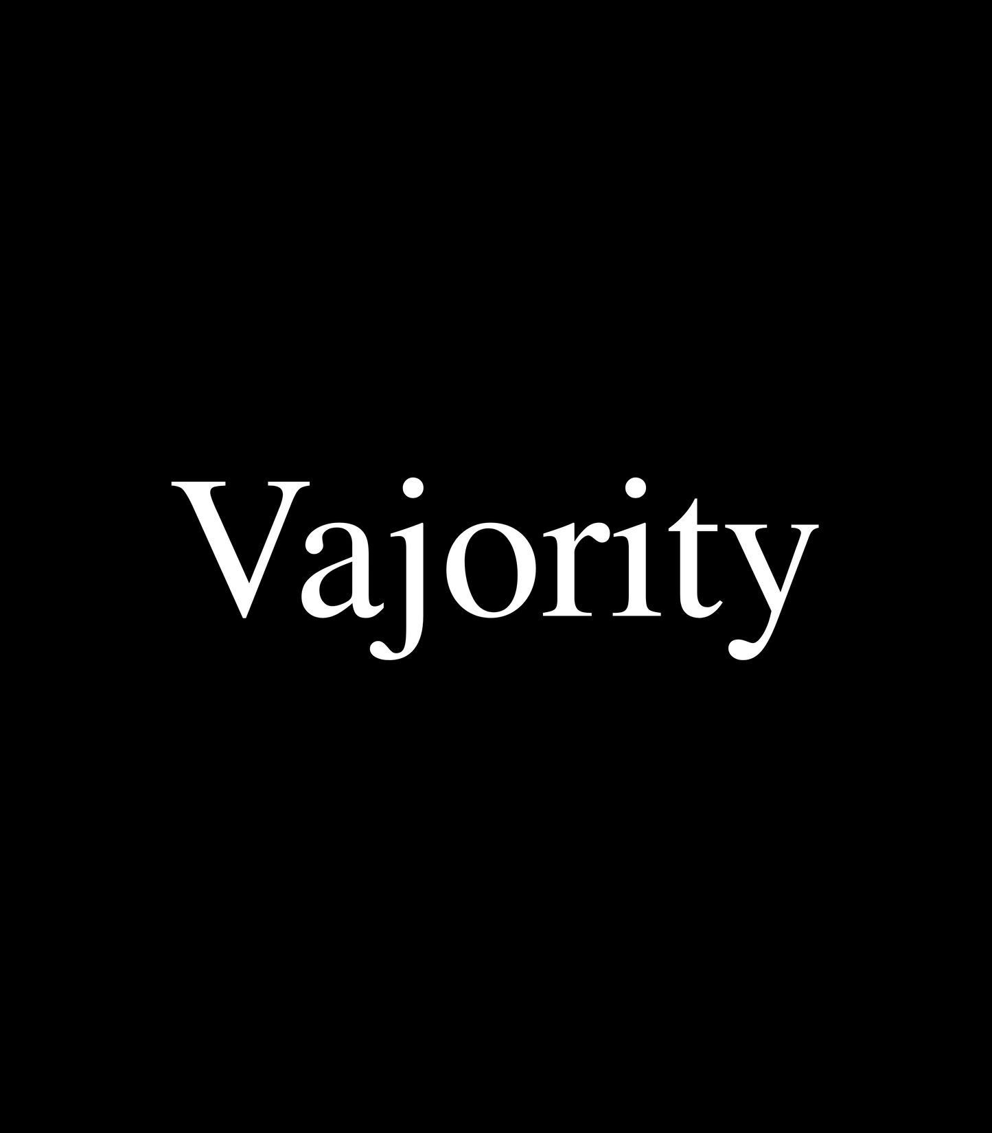 "Vajority" 3DNC Podcast T-Shirt Text Version