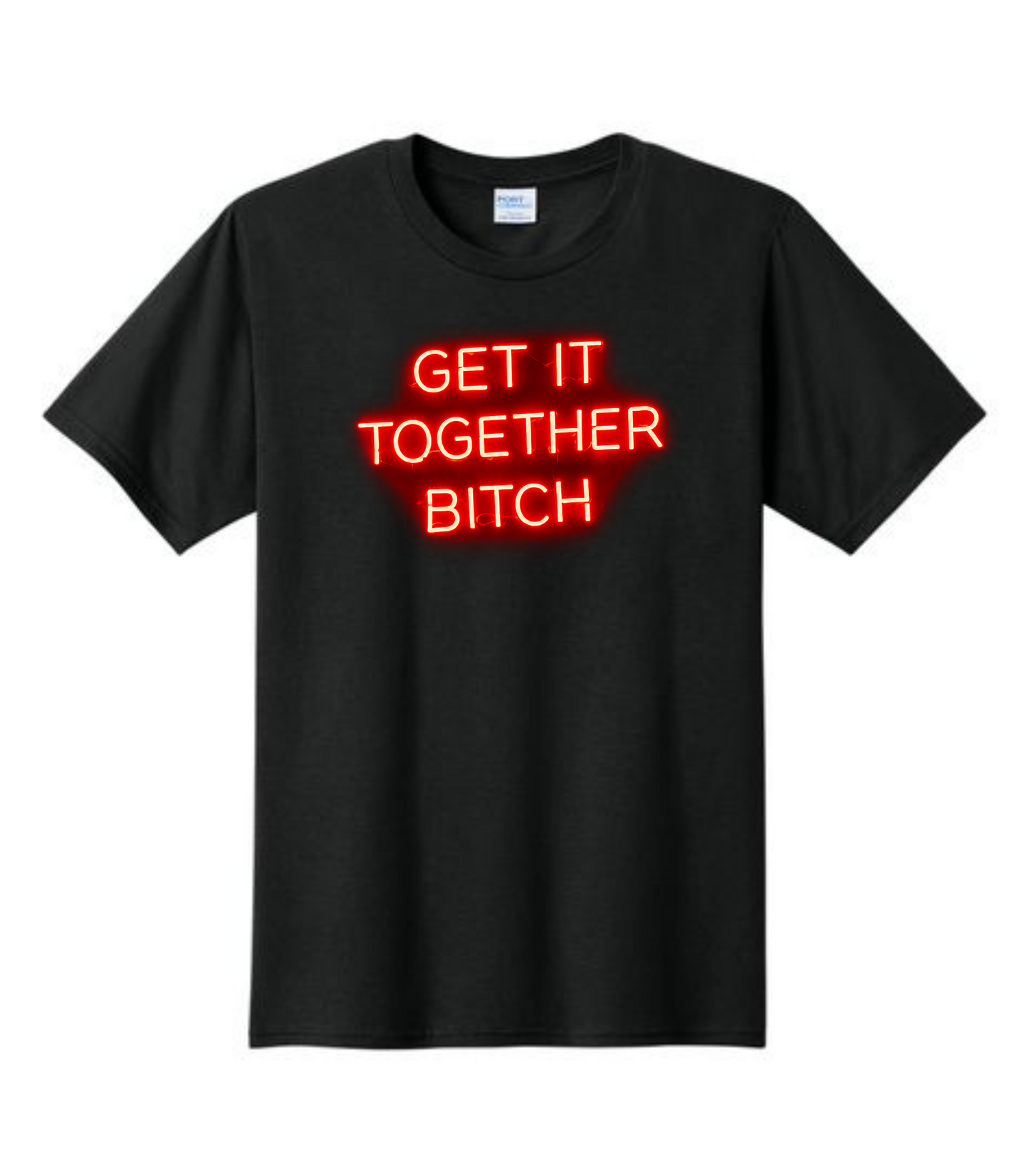 Rachel McMillen "Get It Together Bitch" Neon Sign Inspired T-Shirt
