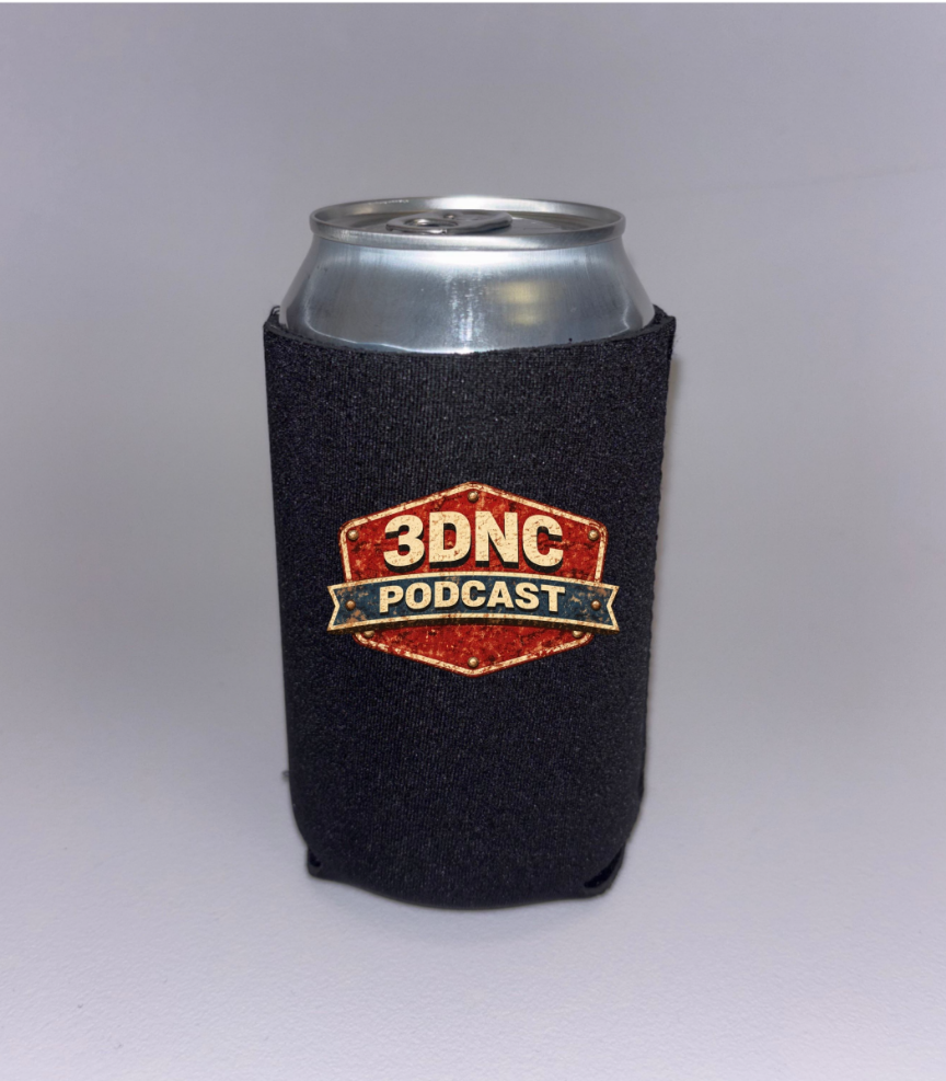 3 Dudes No Cup Podcast 3DNC Official Logo Neoprene Drink Can Hugger