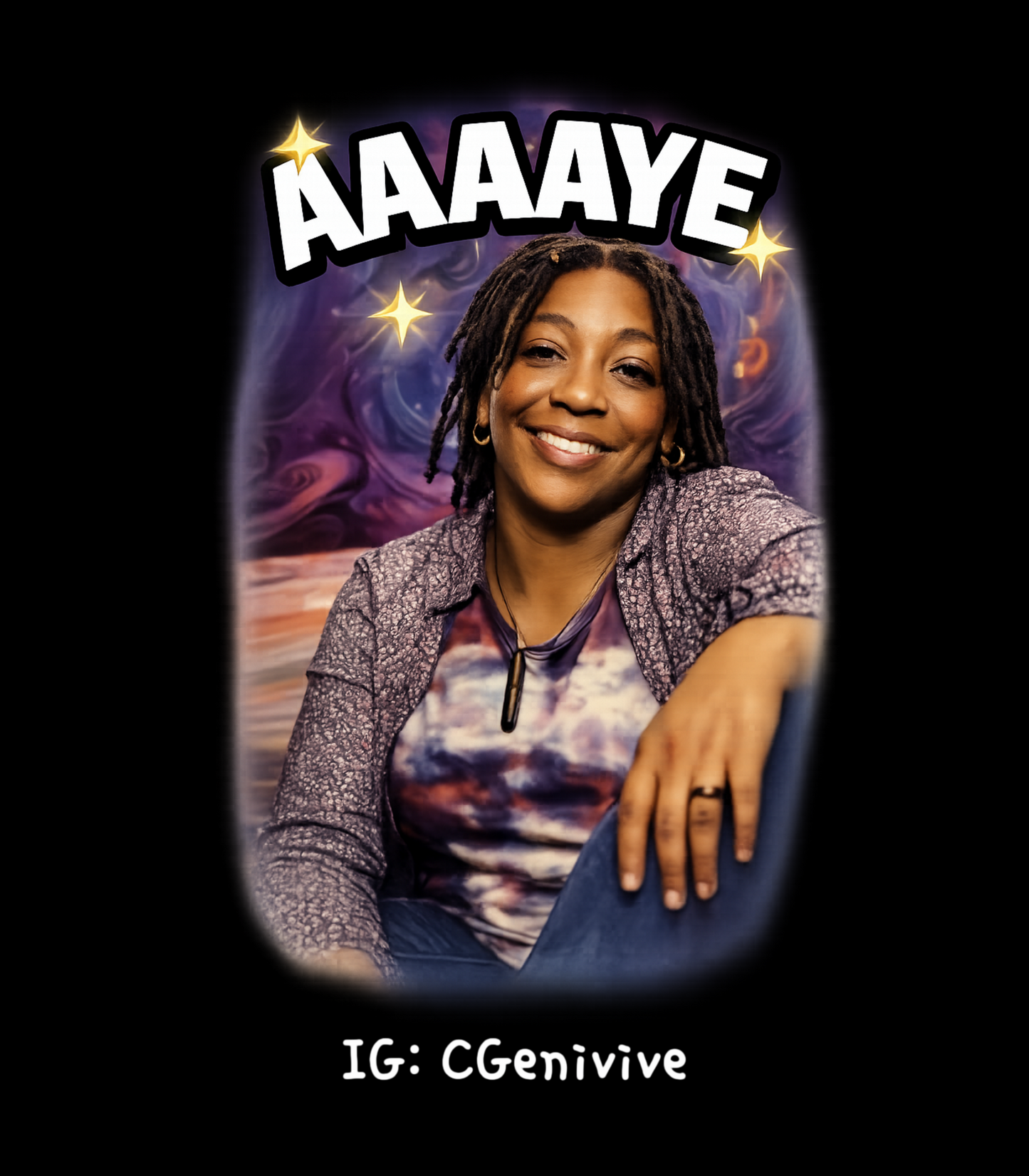 "AAAAYE" Genivive Clinton T-Shirt