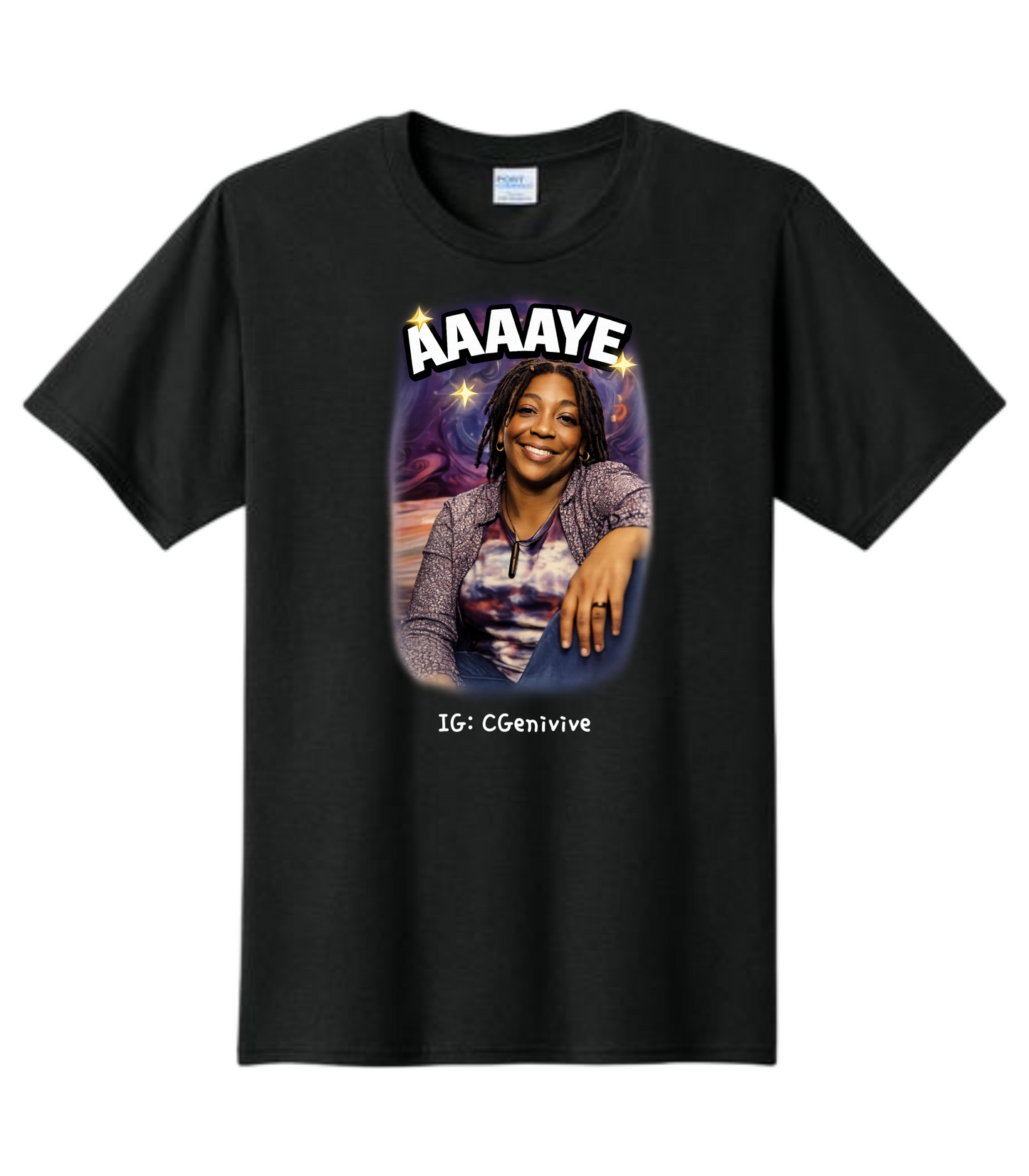 "AAAAYE" Genivive Clinton T-Shirt