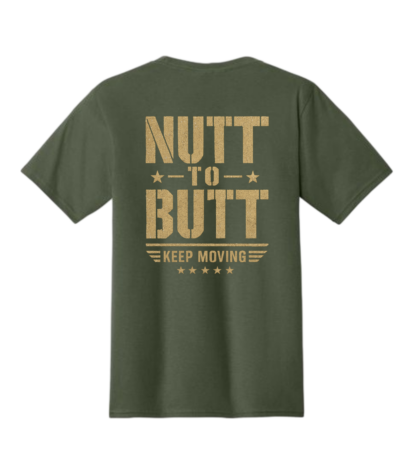 Nutt To Butt N2B Infantry Division Keep Moving Michael Morgan T-Shirt