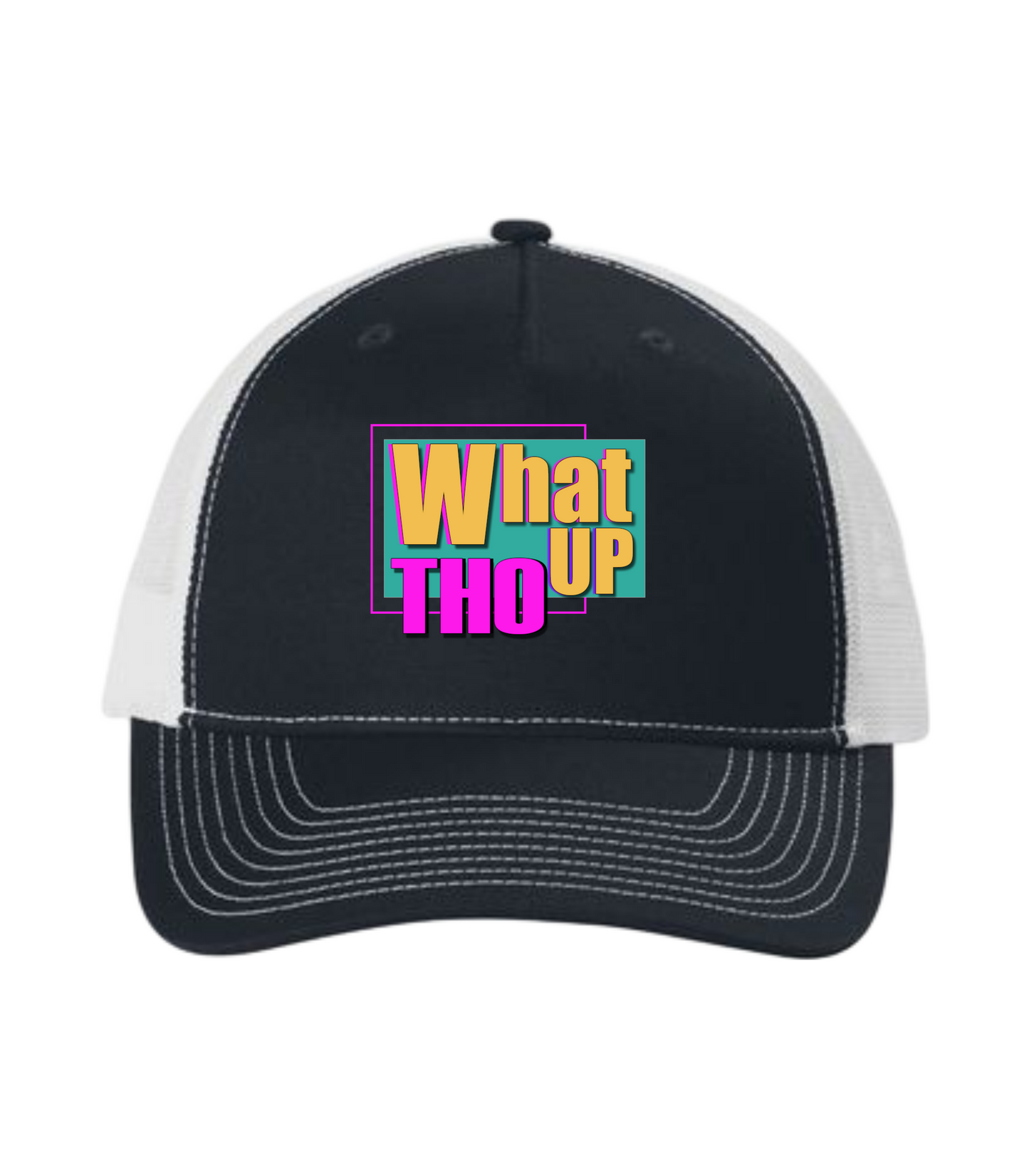 What Up Tho Mesh Back Trucker Cap JJ Curry Comedy