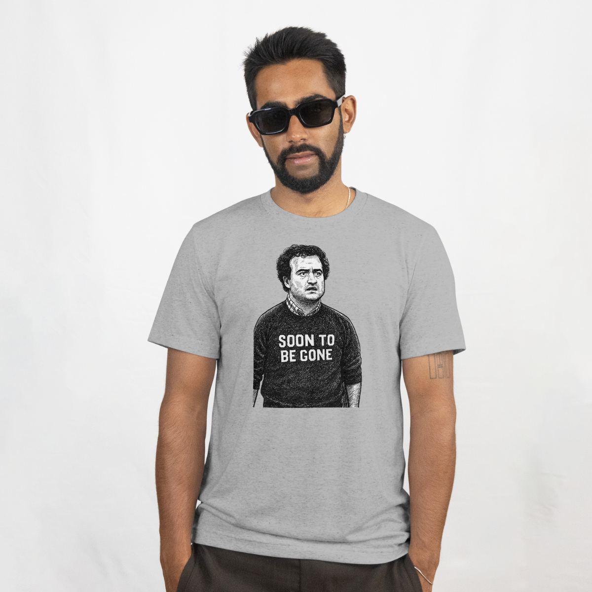 "Soon To Be Gone" Belushi Austin Young Tribute Inspired T-Shirt