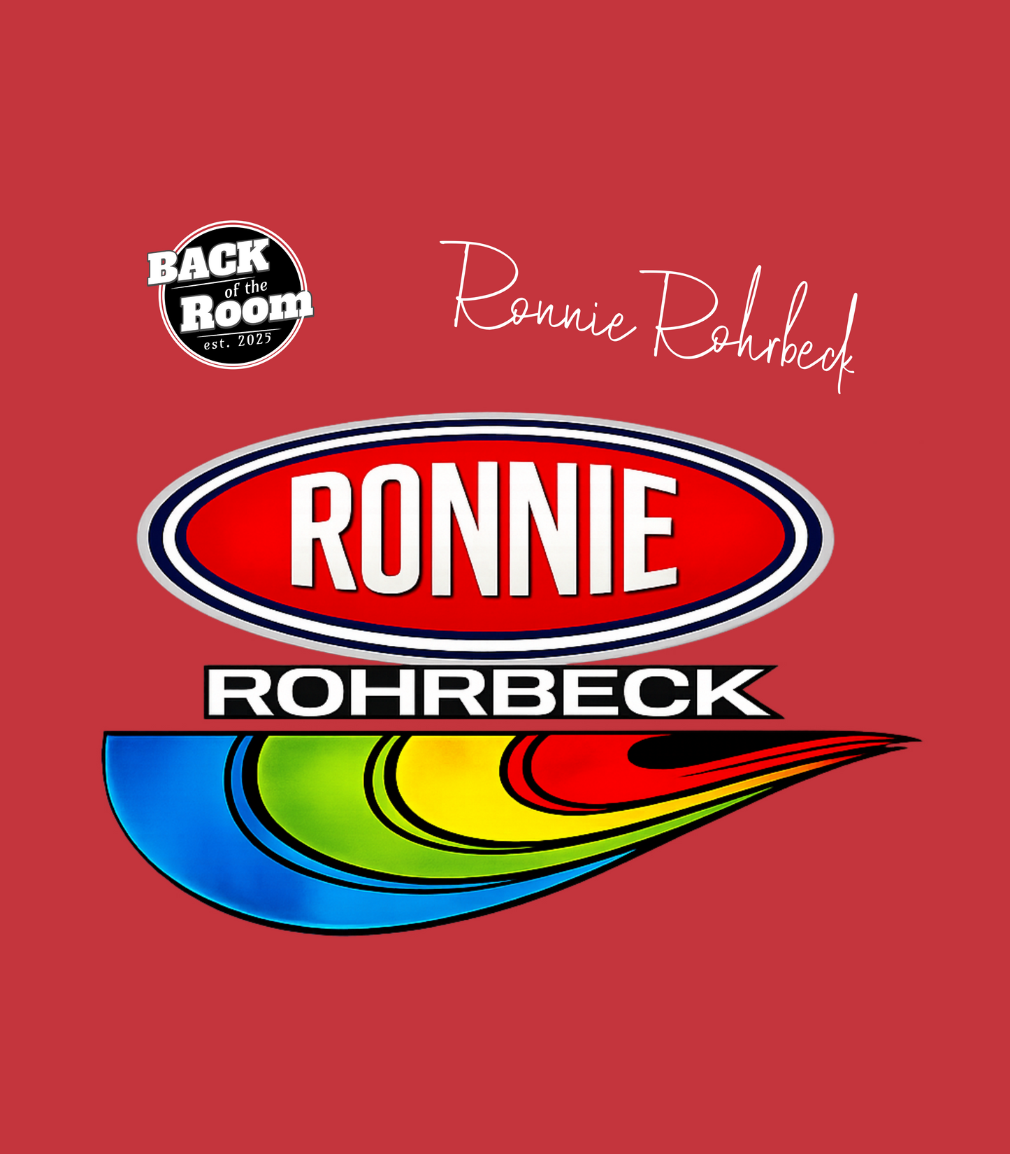 Retro Nascar Inspired Ronnie Rohrbeck T-Shirt