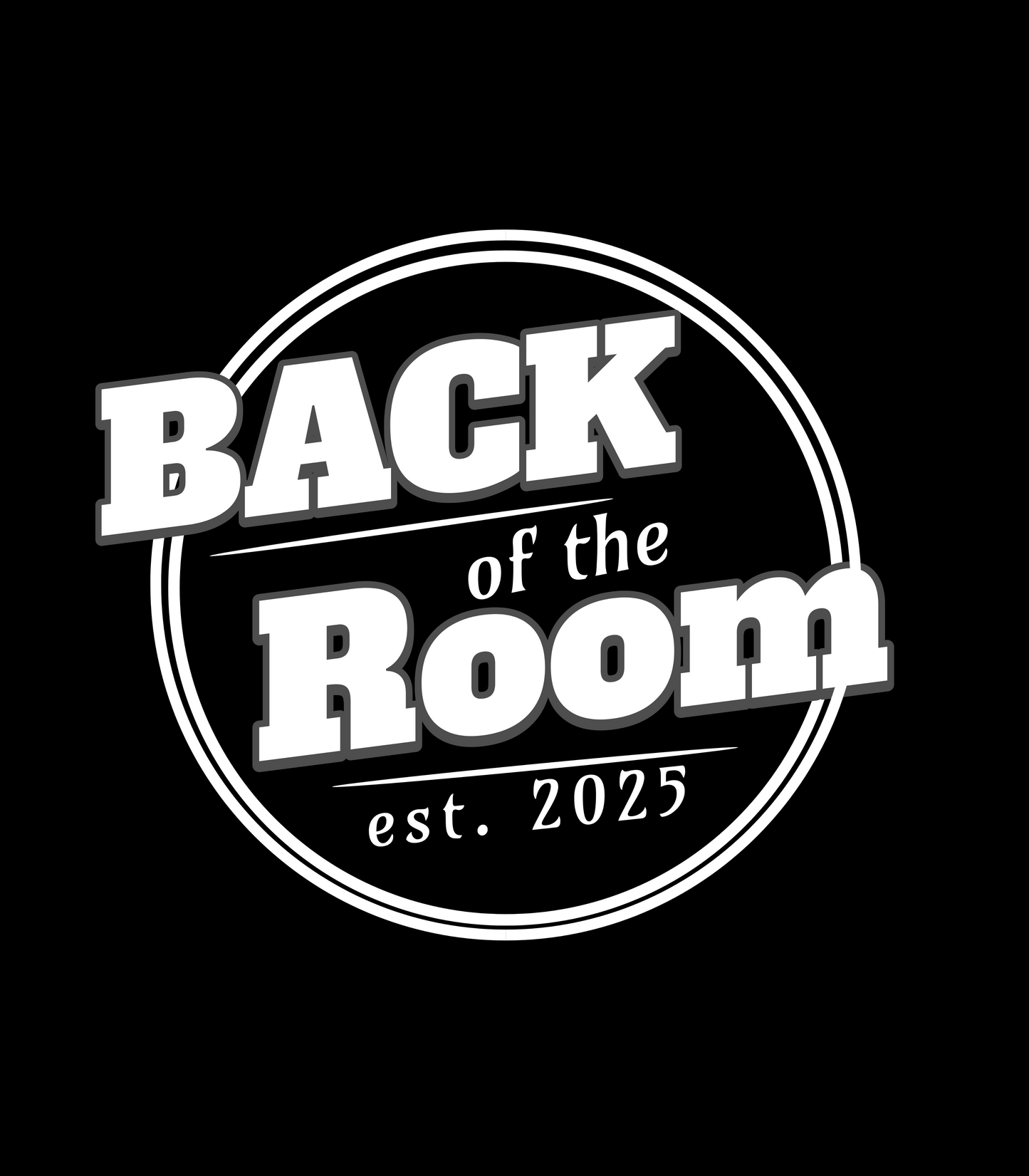 Back Of The Room Official Full Front Established 2025 T-Shirt