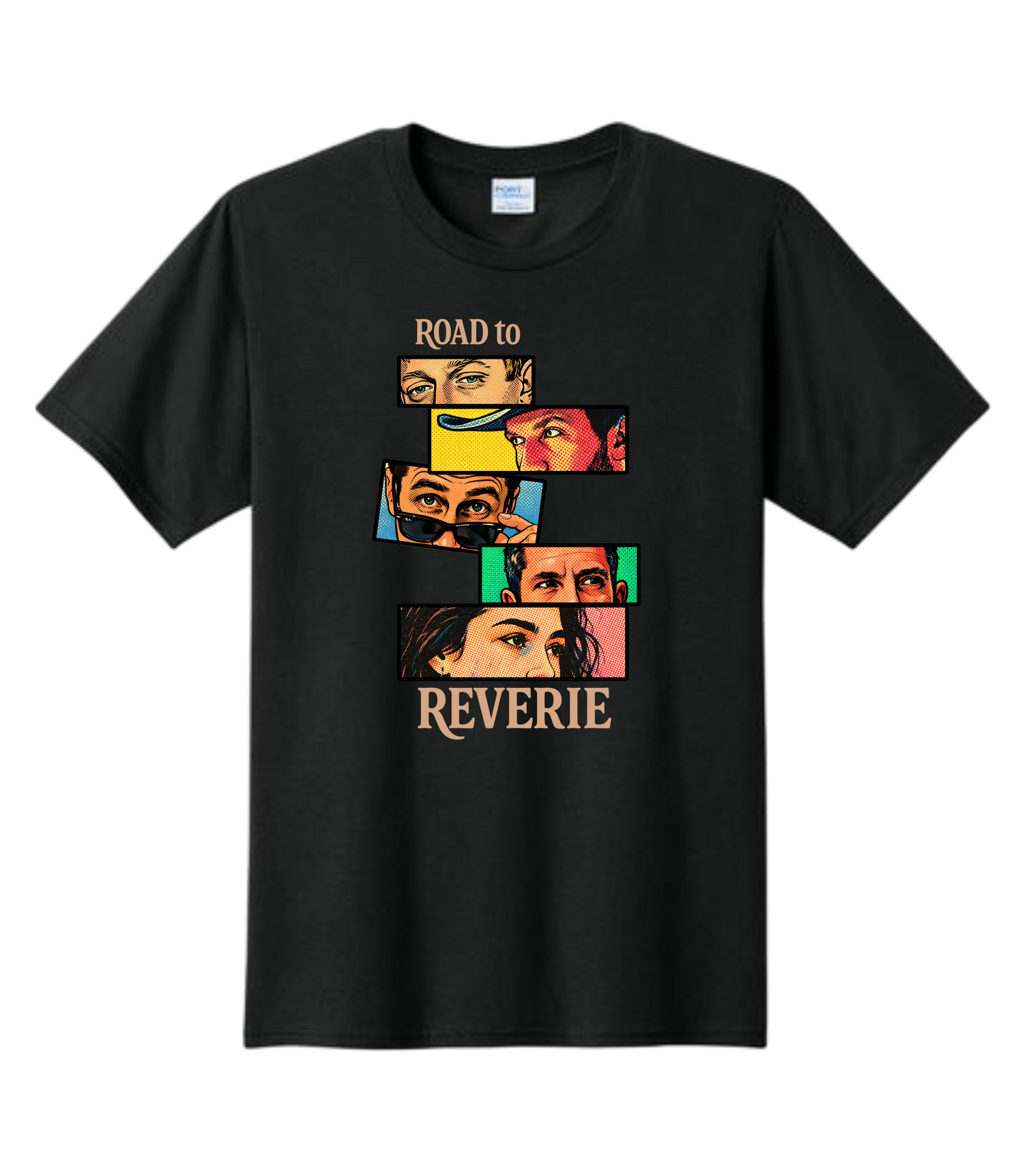 Road To Reverie Colorful Panels Comic Style T-Shirt