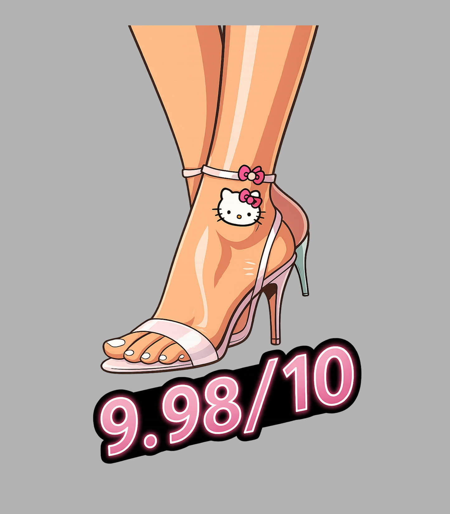 "Hello Heels: 9.98 Perfection" Jason Vest Inspired T-Shirt