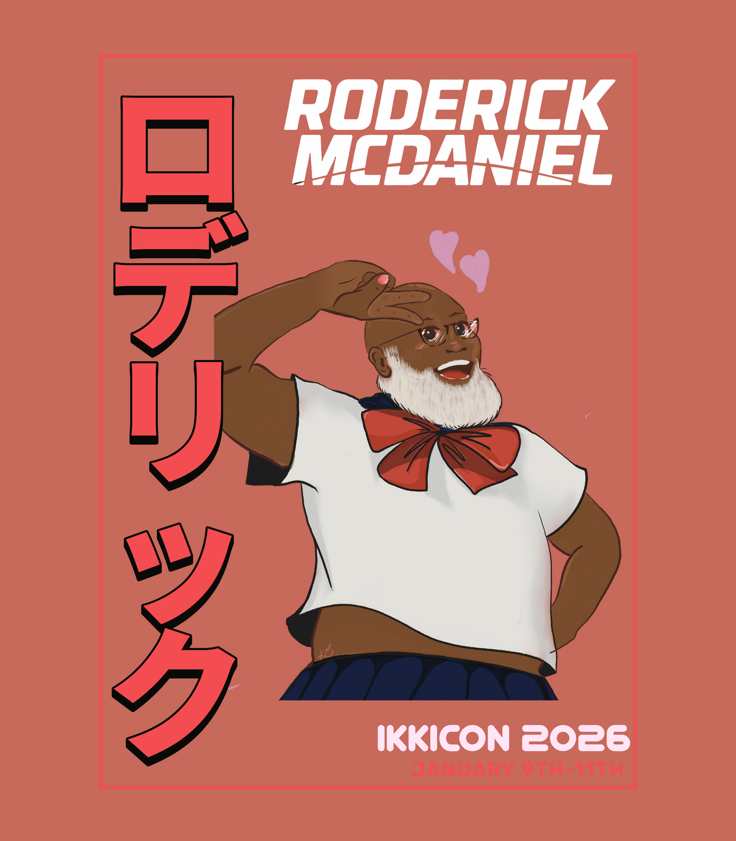 "Sailor Silky" Ikkicon 2026 Roderick McDaniel Coach Silky T-Shirt