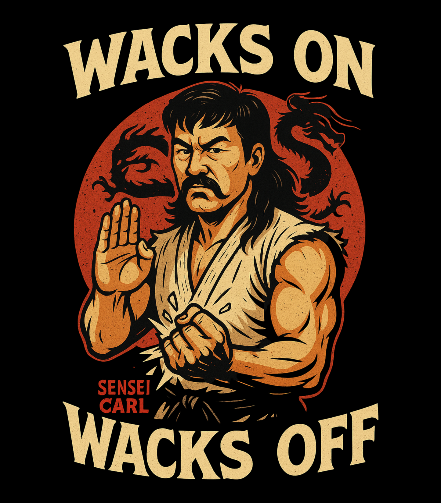 "Sensei Carl" Kung Fu Grip Master Michael Morgan Inspired T-Shirt