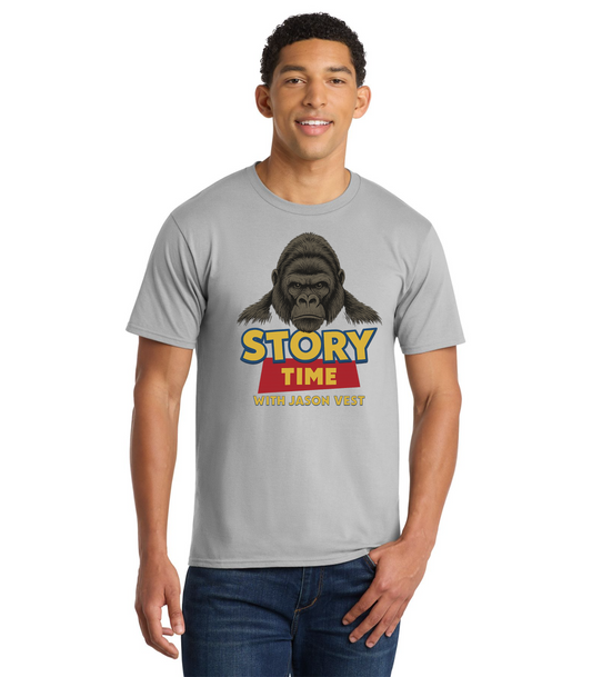 Story Time With Jason Vest Gorilla Size T-Shirt